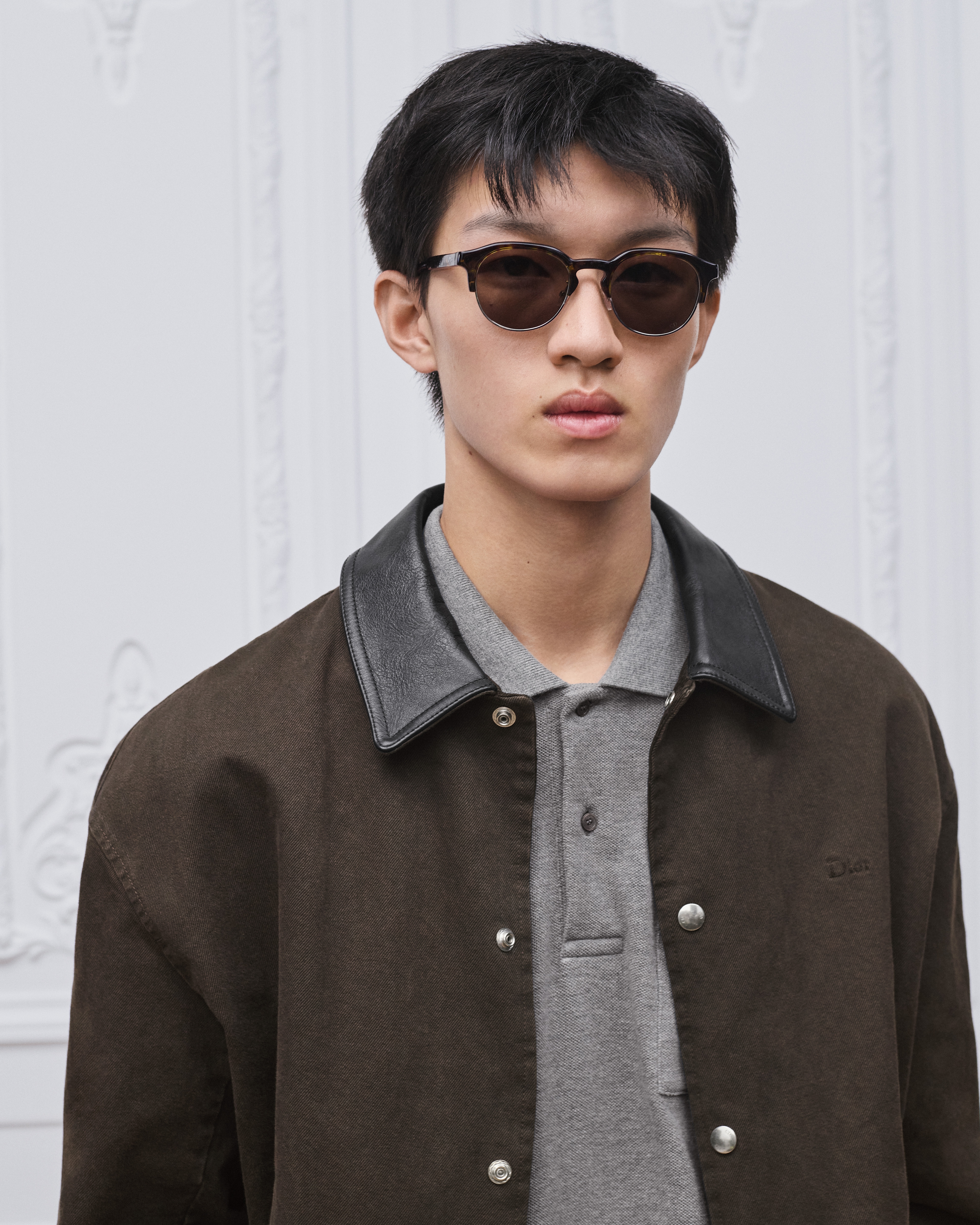 Look DioRibbon R1F Brown Tortoiseshell-Effect Pantos Sunglasses E29