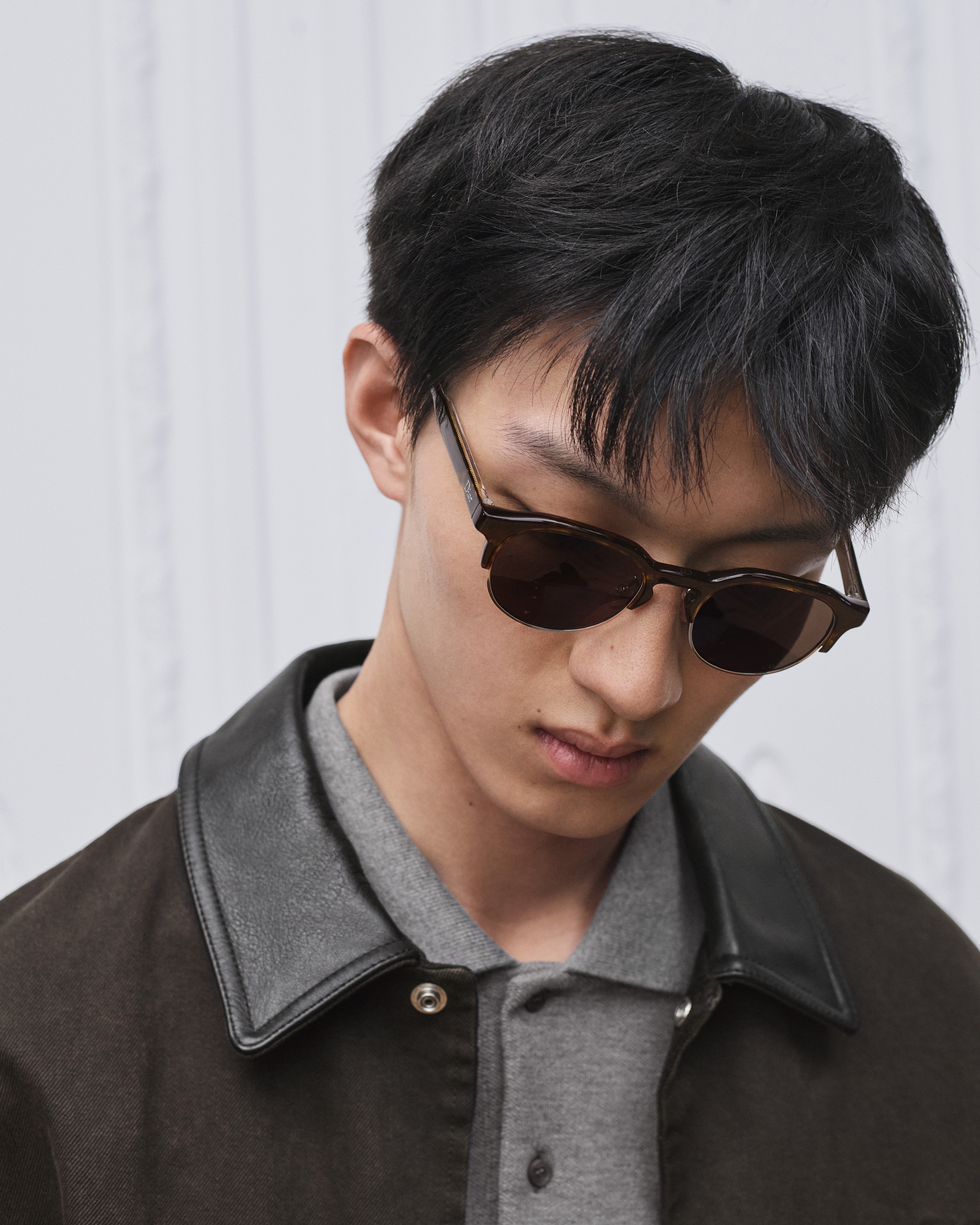 Look DioRibbon R1F Brown Tortoiseshell-Effect Pantos Sunglasses E30