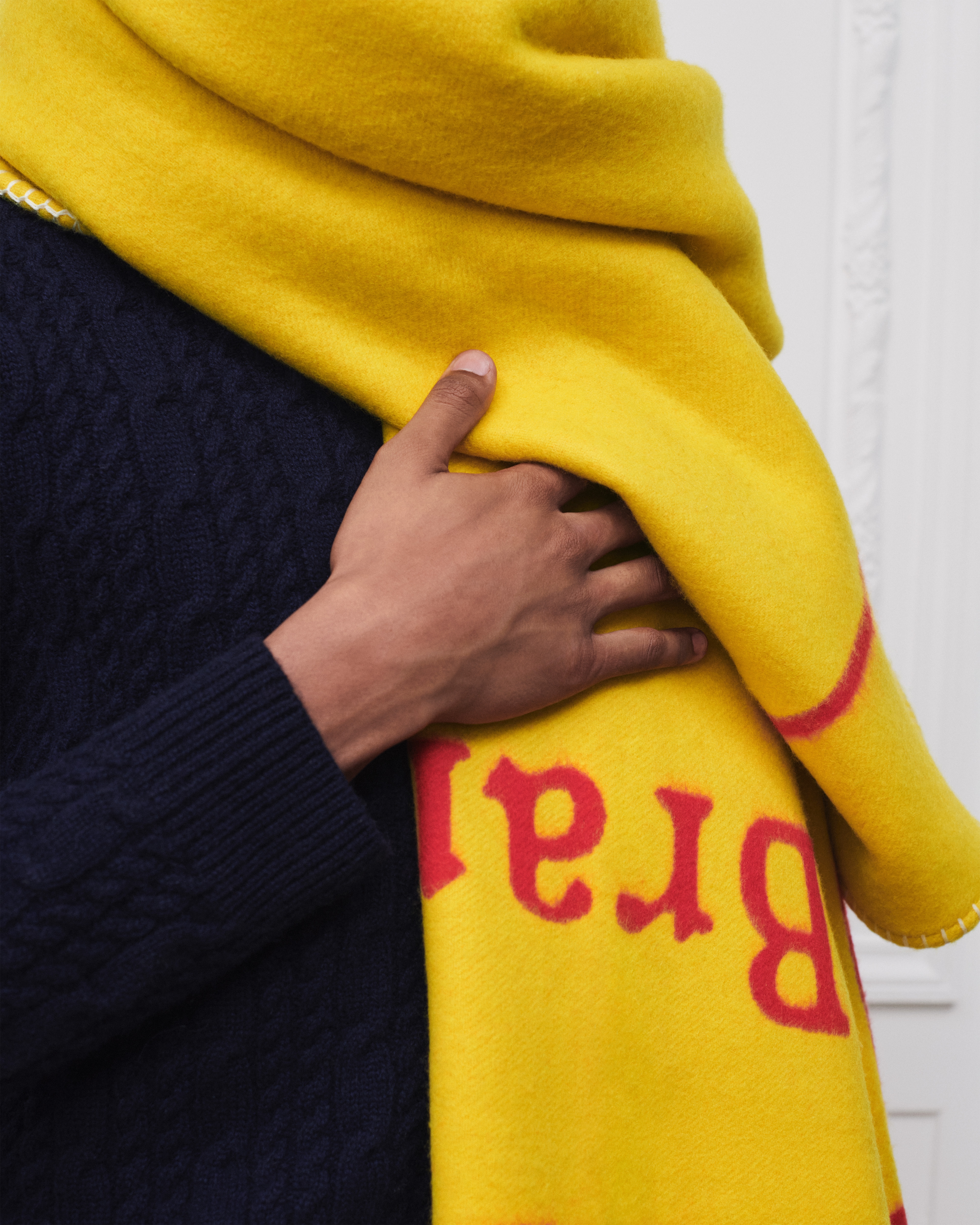 look_image_alt_prefix Decke Kaschmir in Gelb und Rot E33