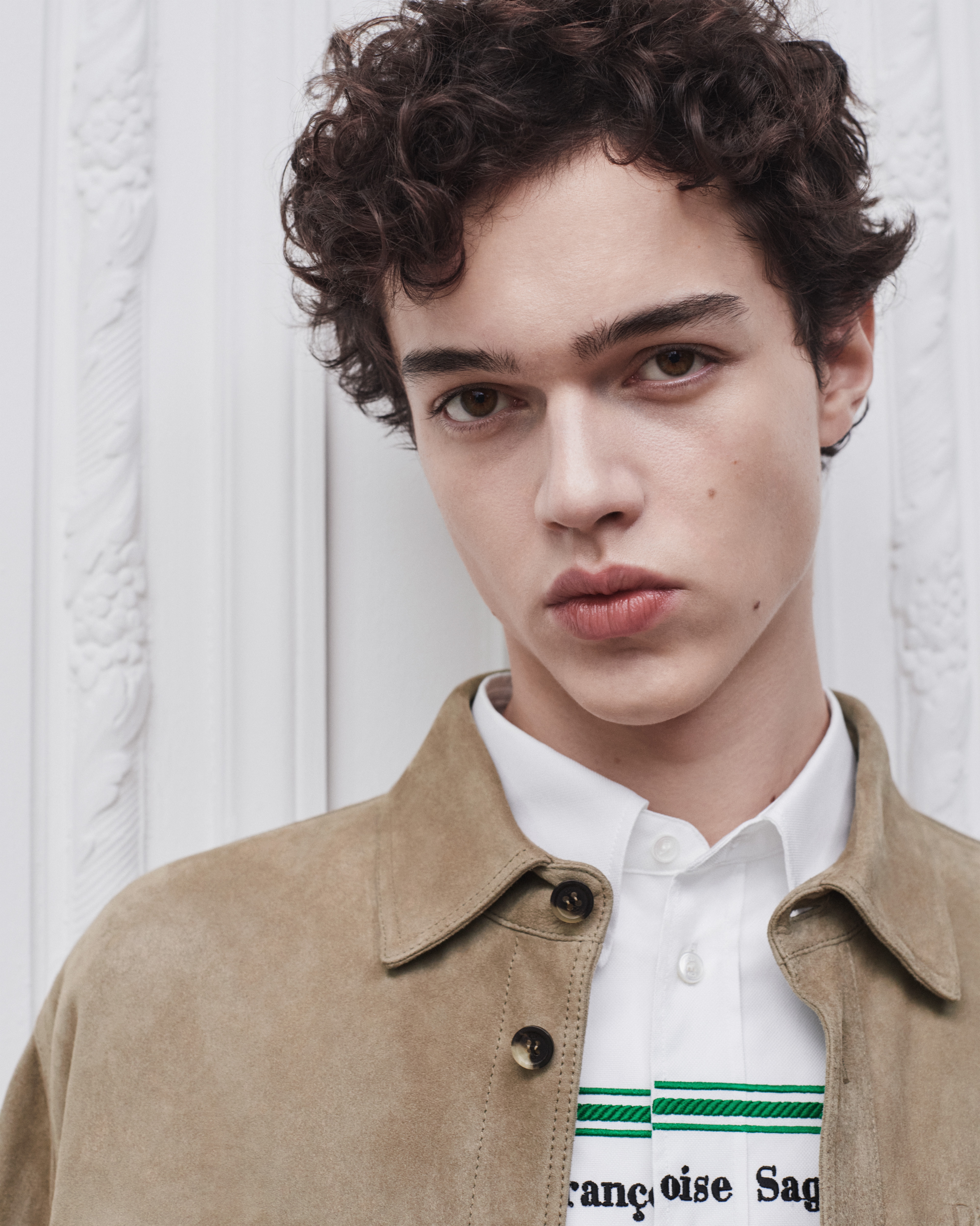 look_image_alt_prefix 襯衫外套 米色羊皮 E04