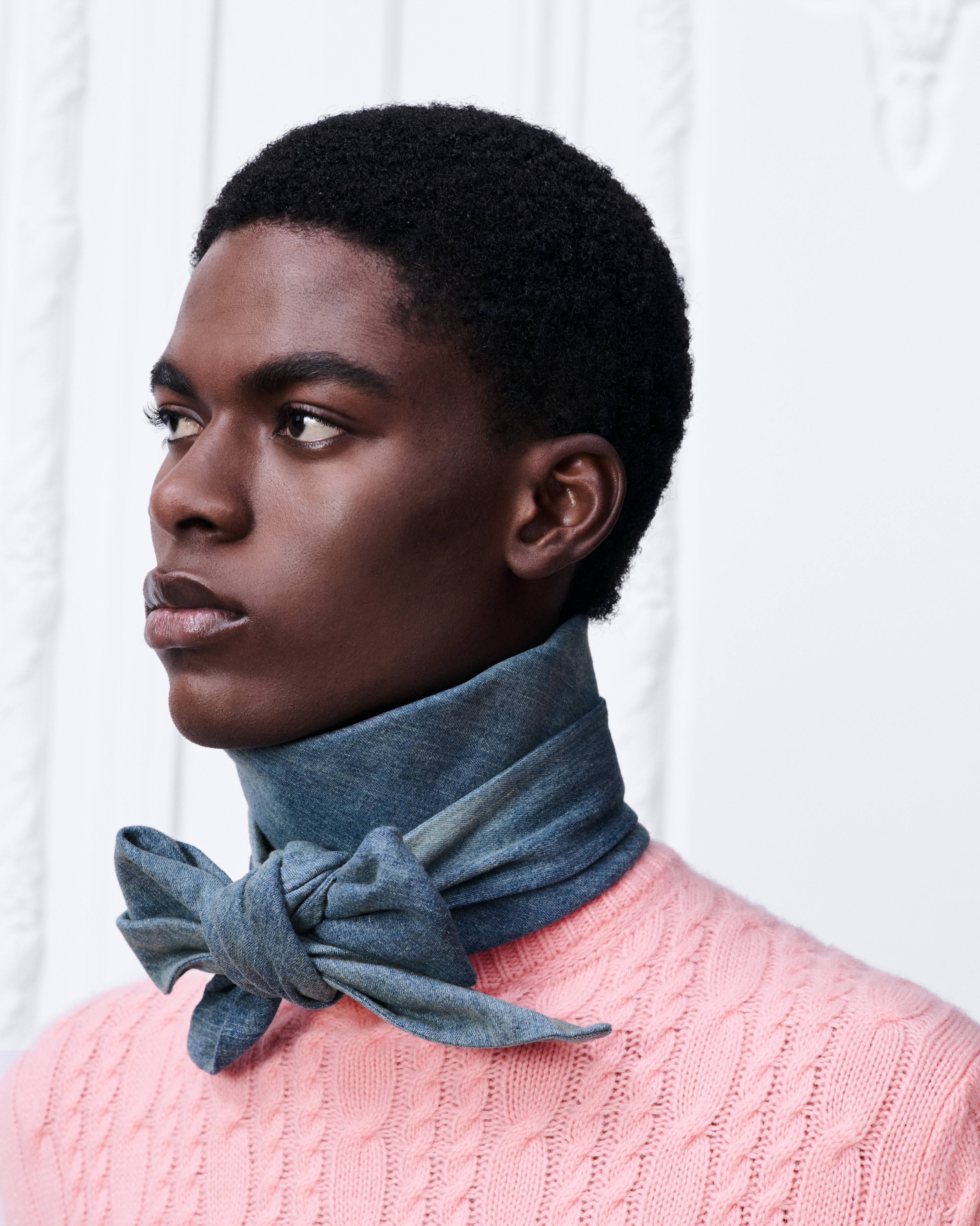 look_image_alt_prefix Halsband Stonewashed Baumwolldenim in Blau E36