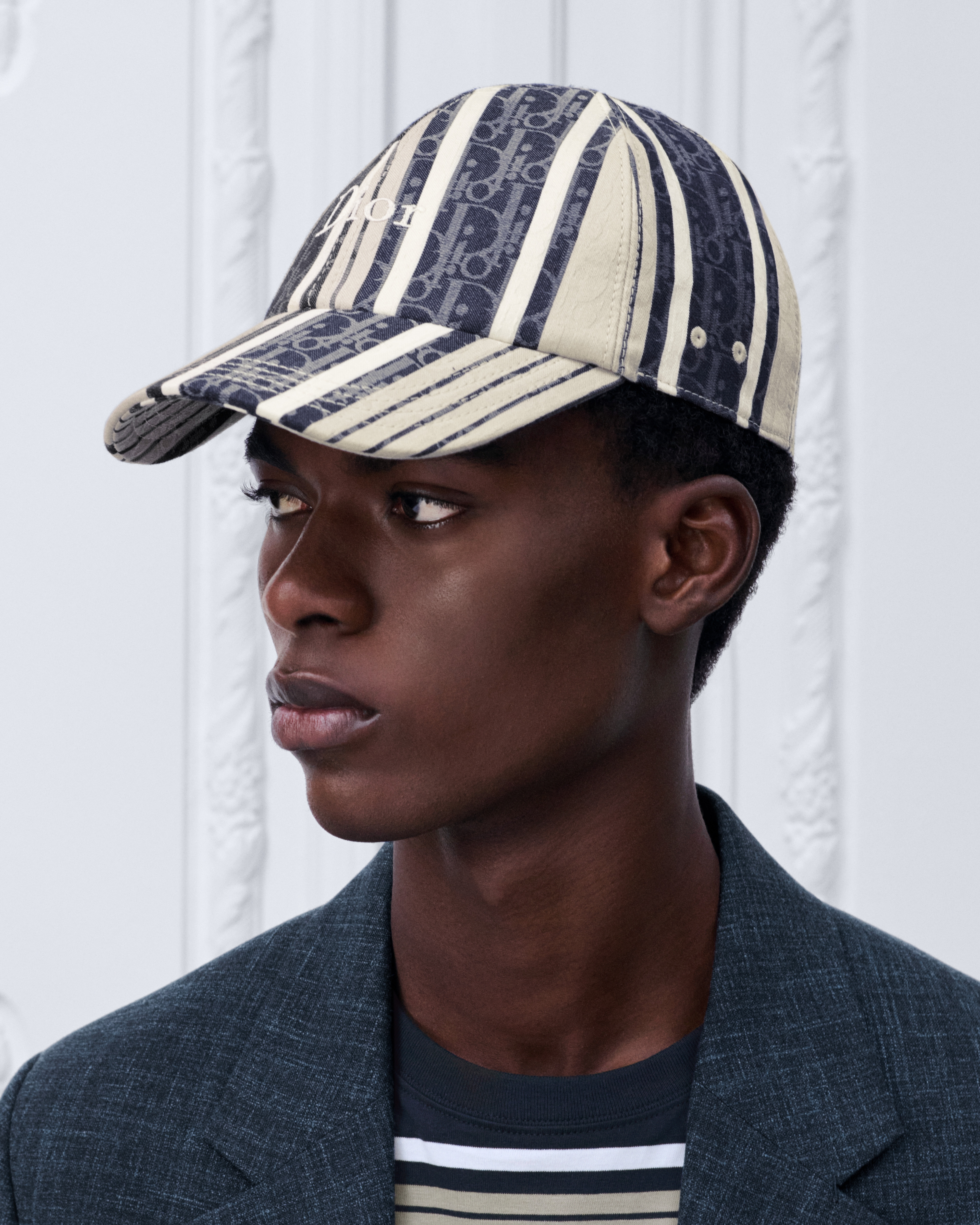Dioriviera Dior Oblique Sun Stripes Cap
