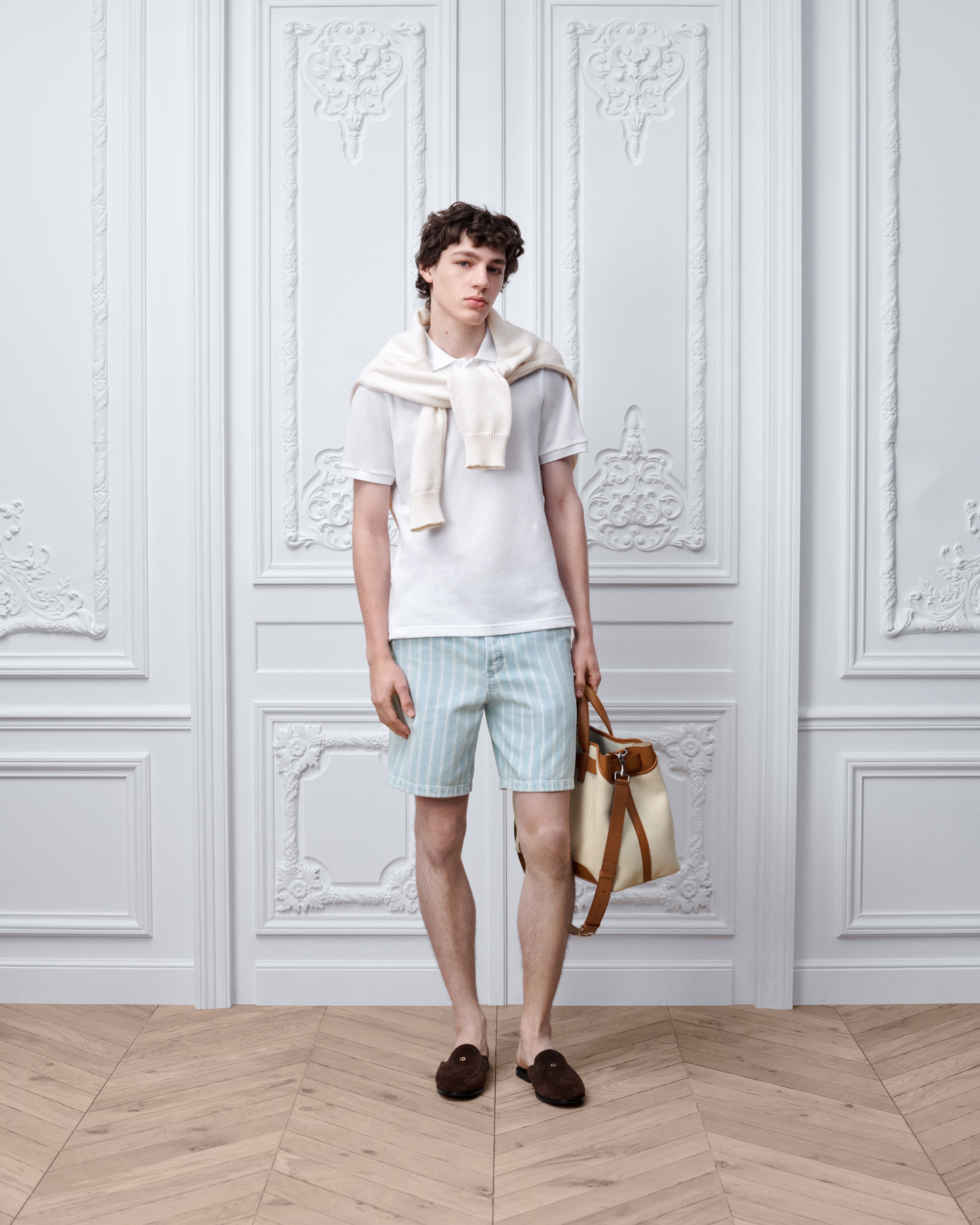 Polo Shirt with Dior Embroidery, Regular Fit