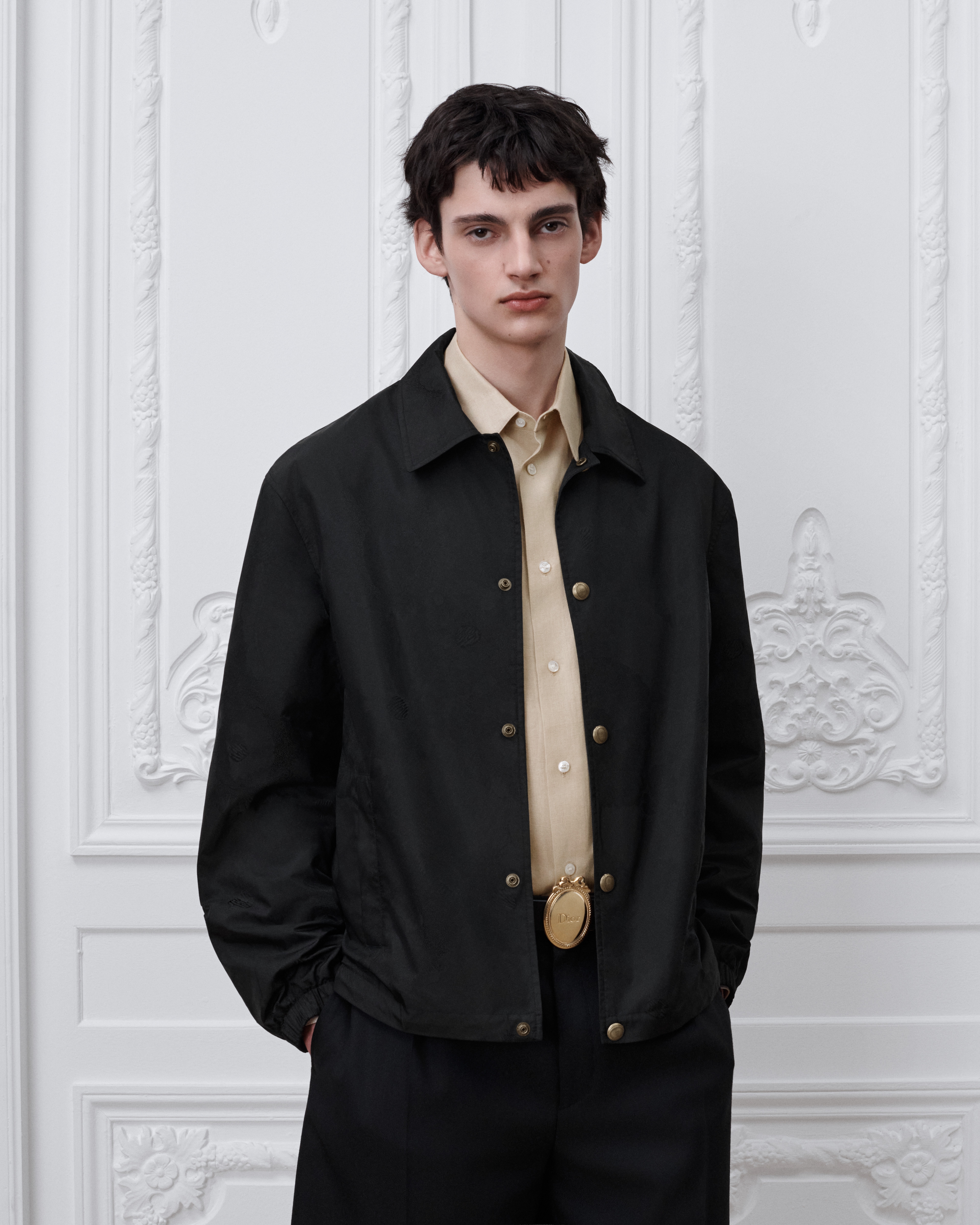 Veste coach Dior Byzance Jacquard technique noir E01