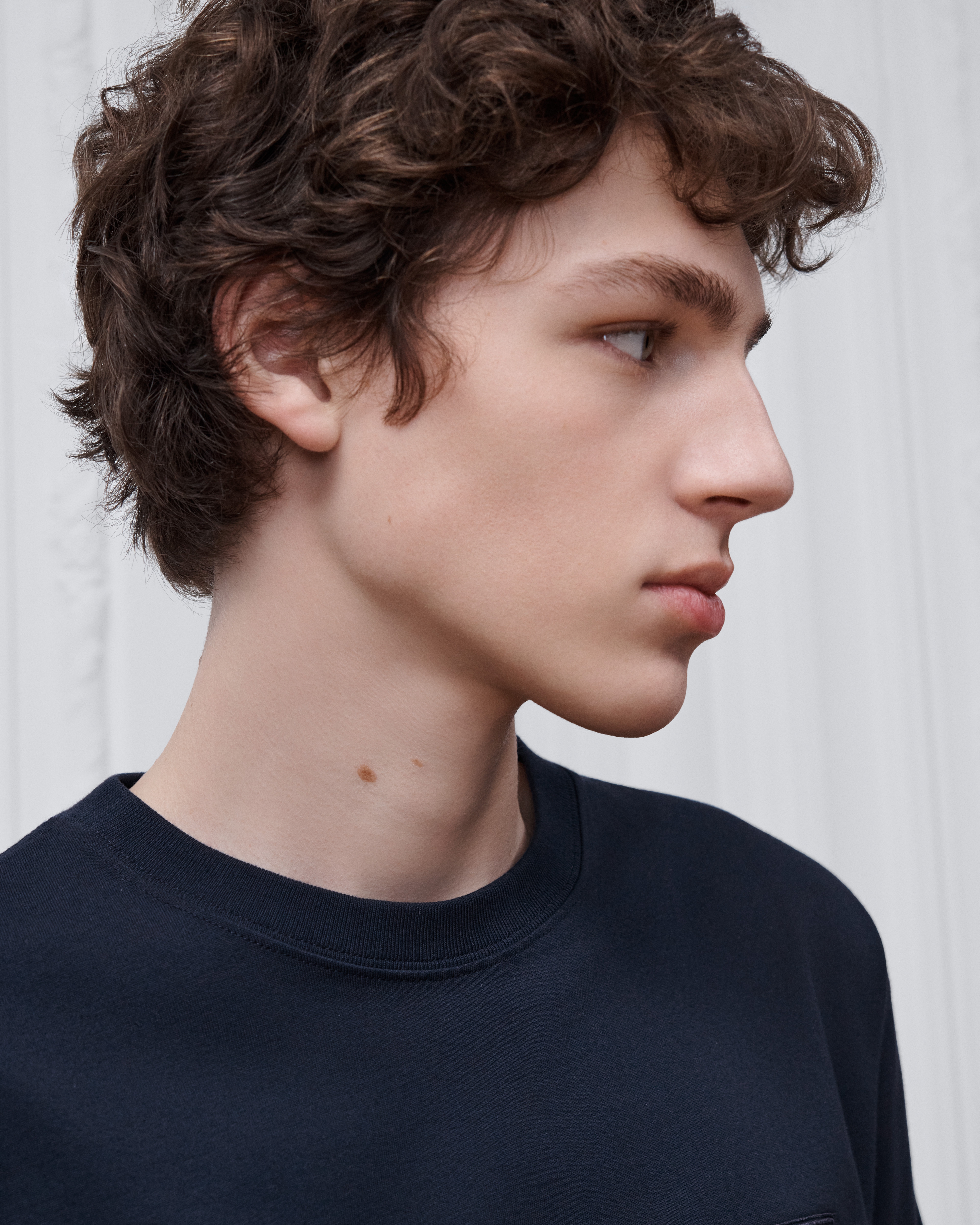 Dior Médaillon Colibri T-Shirt, Relaxed Fit Blue Cotton Jersey E10