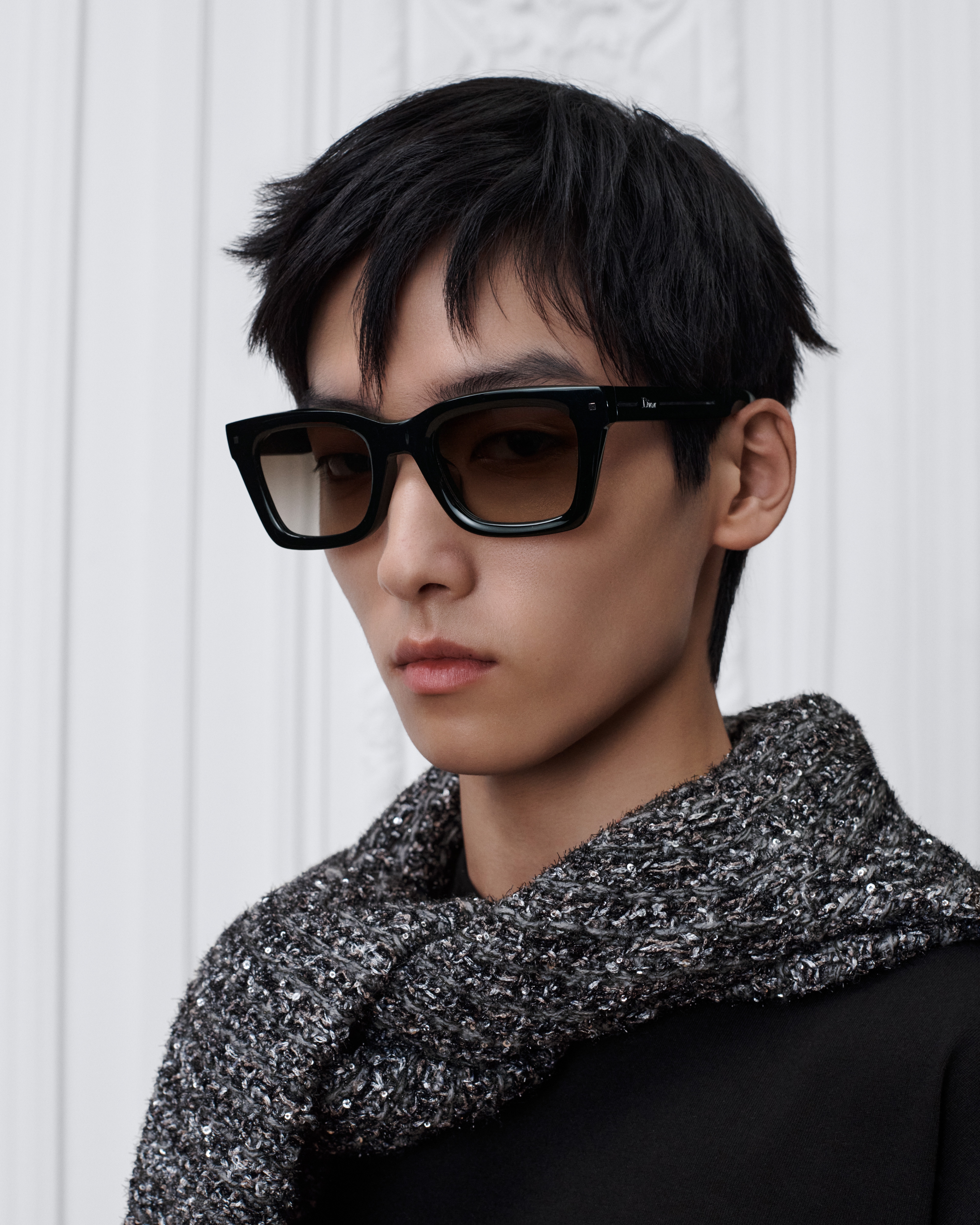 Dior Line S1F Black Square Sunglasses E29