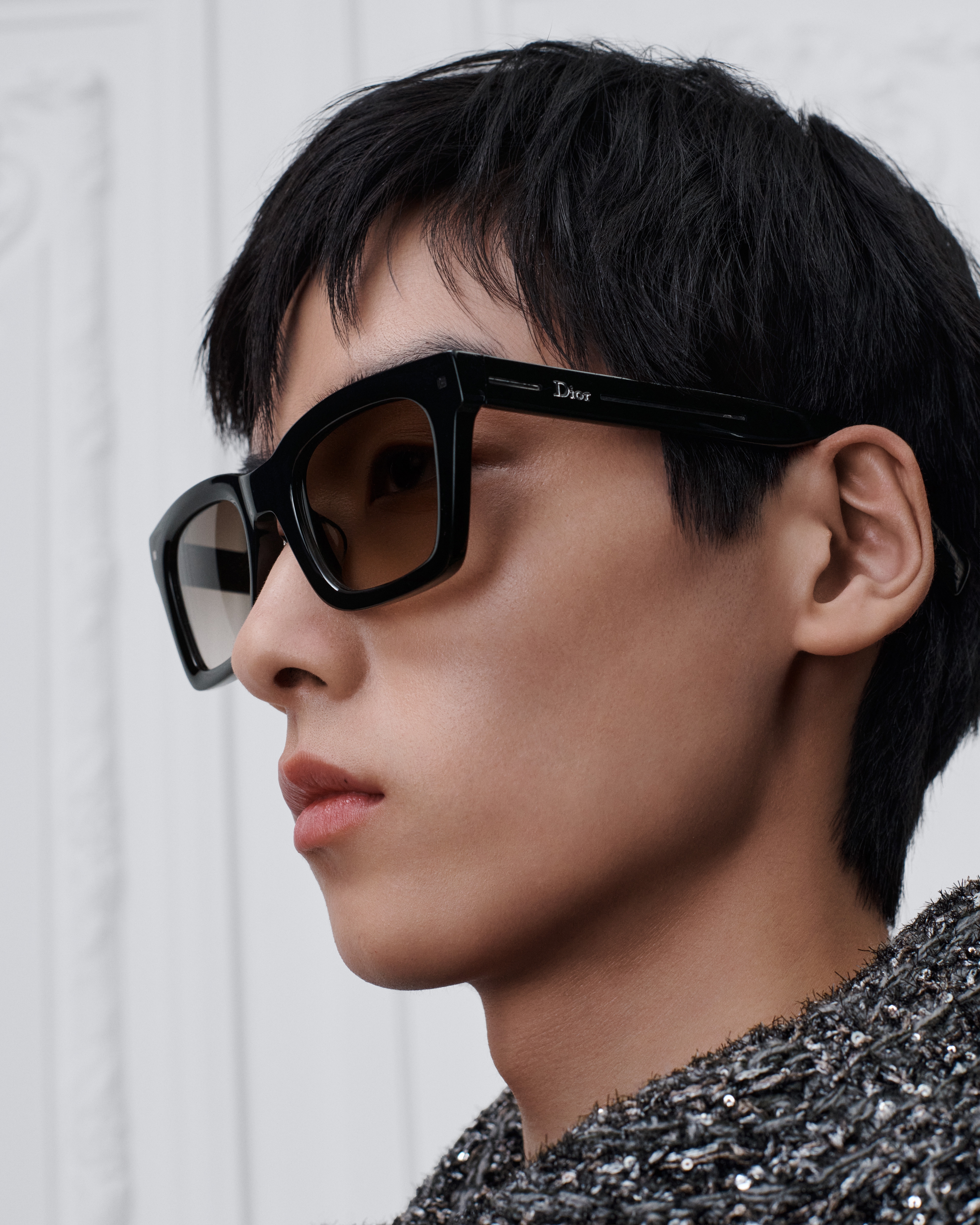 Dior Line S1F Black Square Sunglasses E30