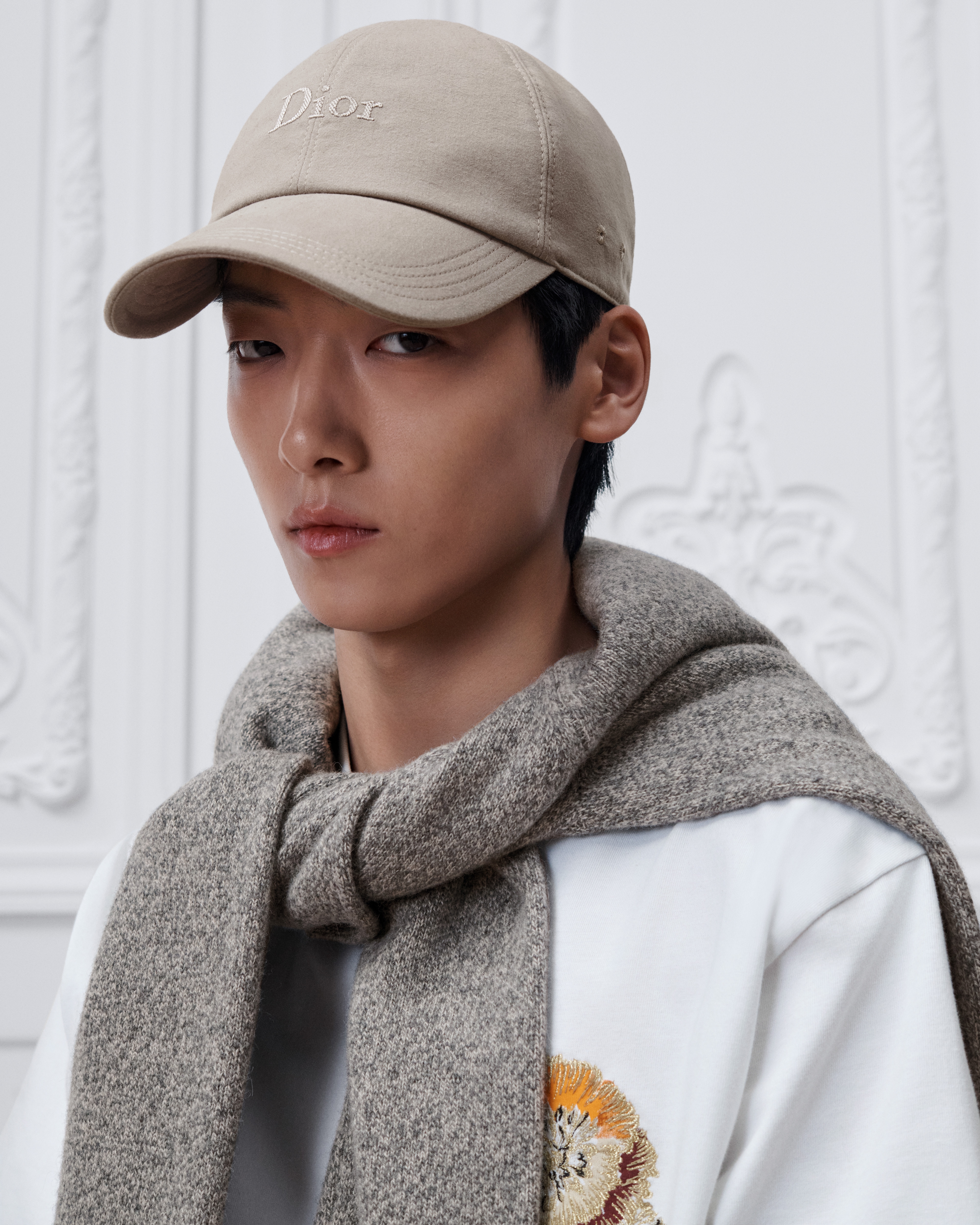Dior Crafty Cap Gray Cotton Canvas E26