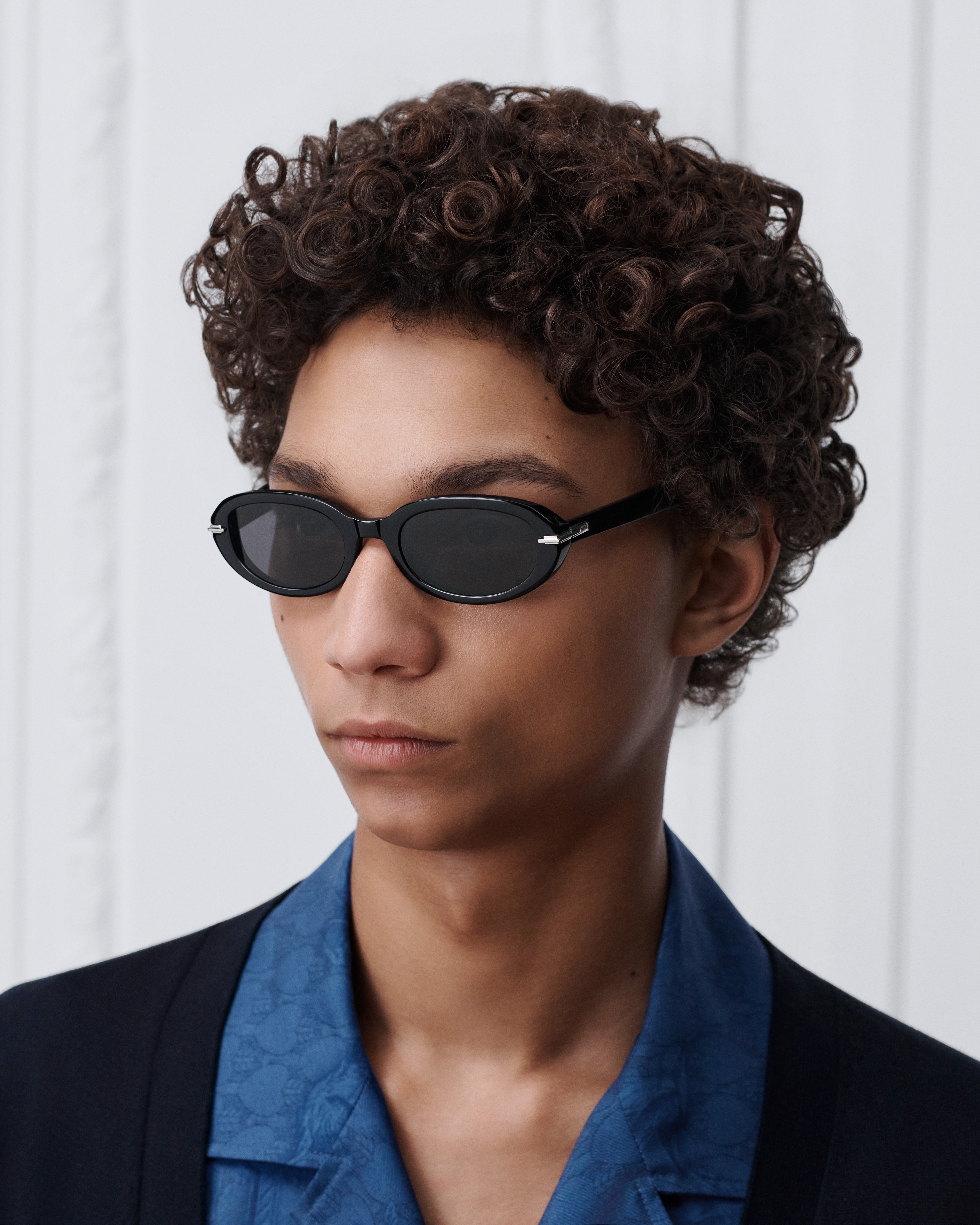 DiorBlackSuit R9I Black Oval Sunglasses E29