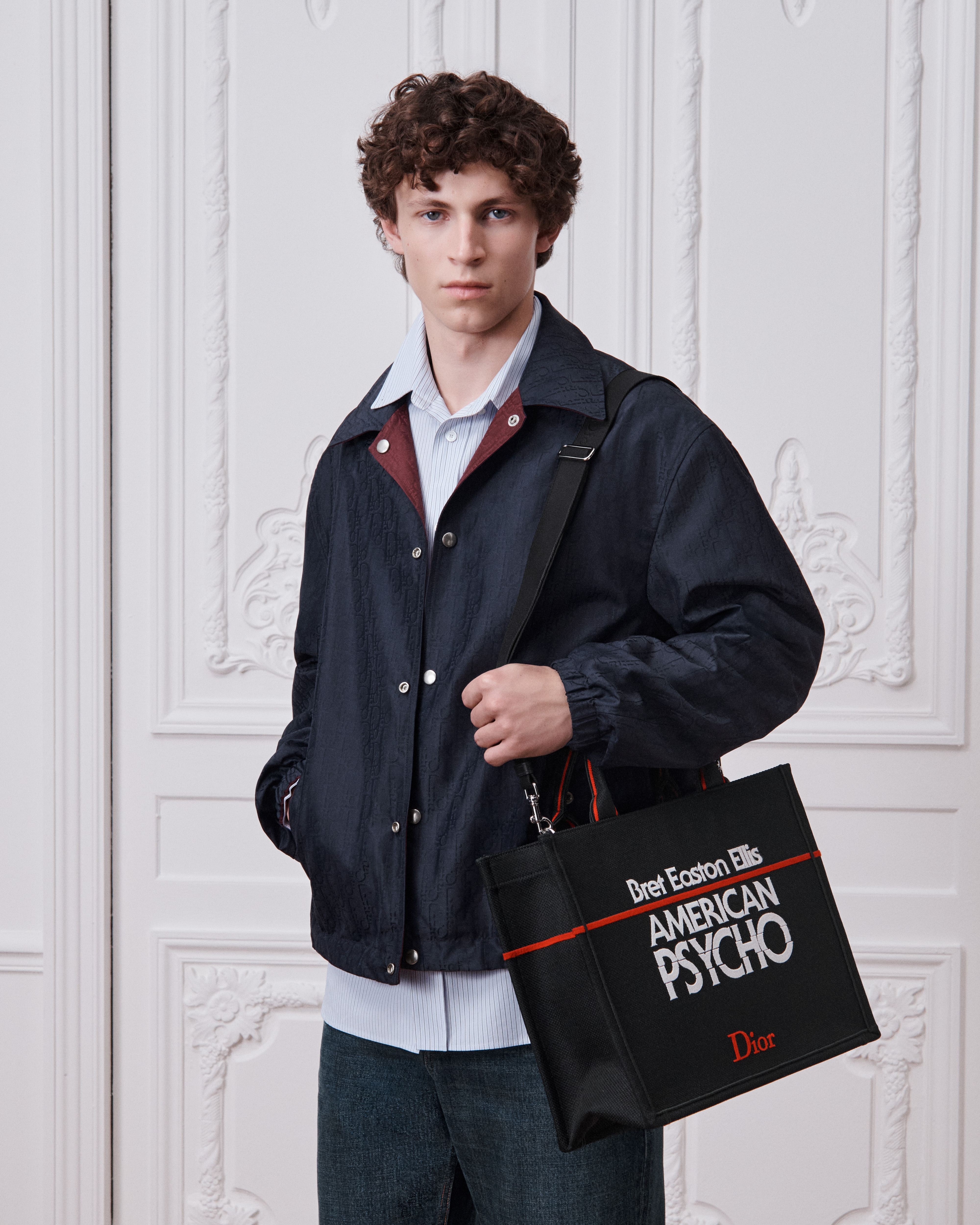 Mittelgroße Dior Book Tote mit Riemen