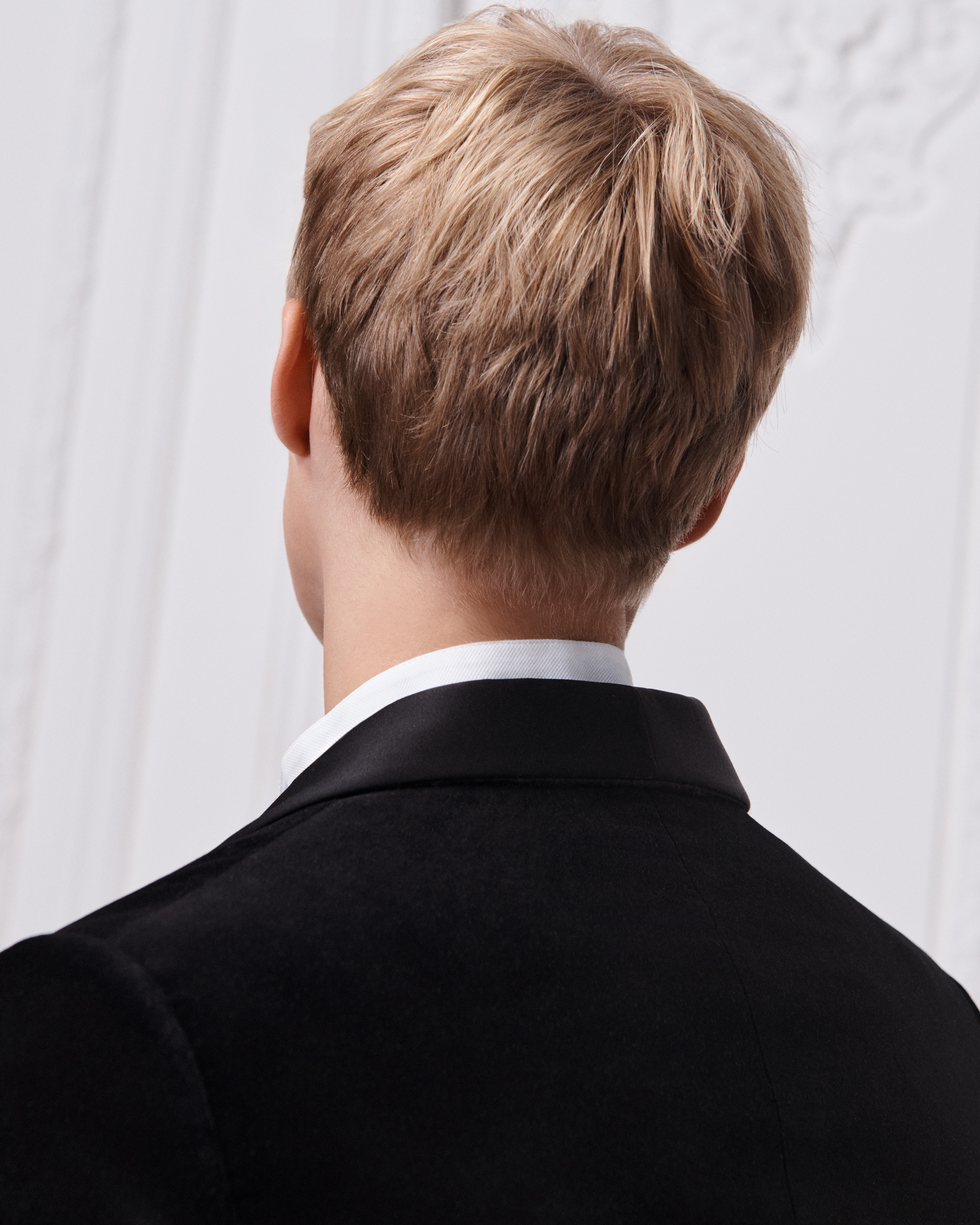 Tuxedo with Shawl Collar Black Cotton Velvet E03