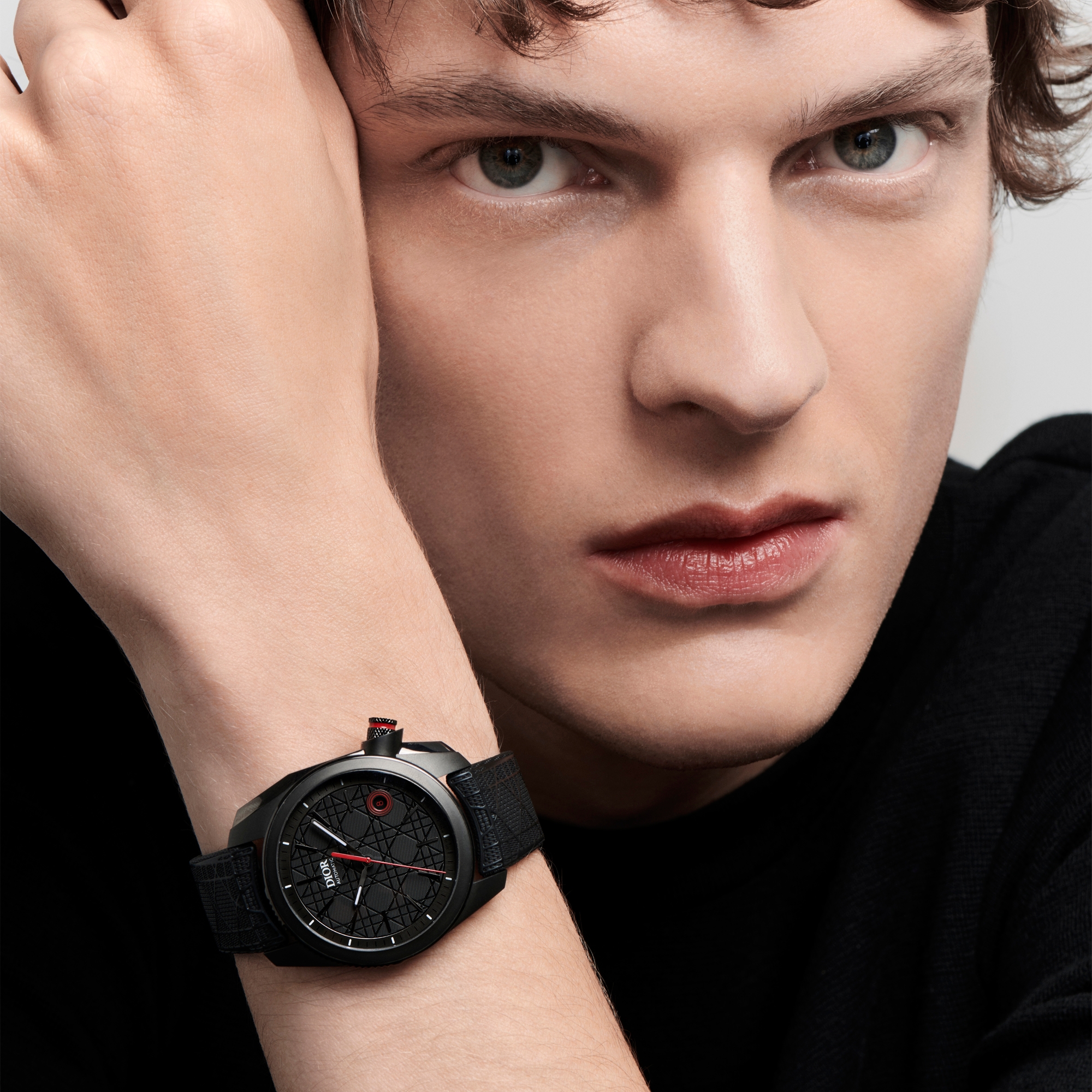 Look Chiffre Rouge Black Ultramatte Ø 38 MM, Automatic, Black Ultramatte Steel E02