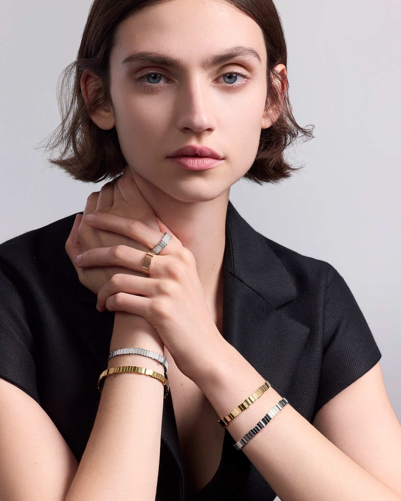 Look GEM DIOR Ring Pink Gold and Diamonds E01