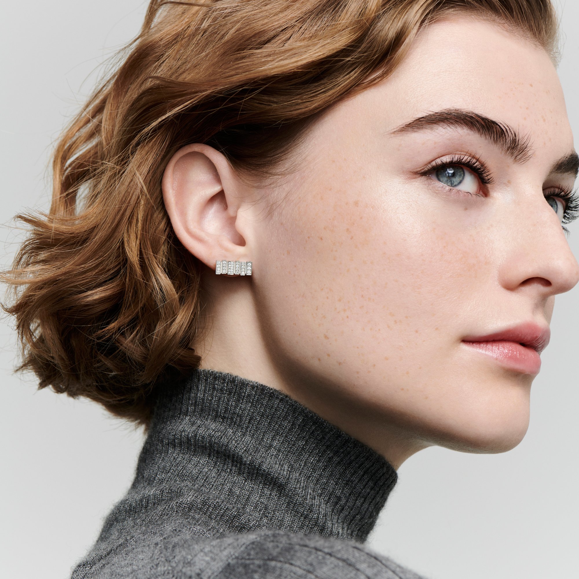 Dior diamond earrings clearance