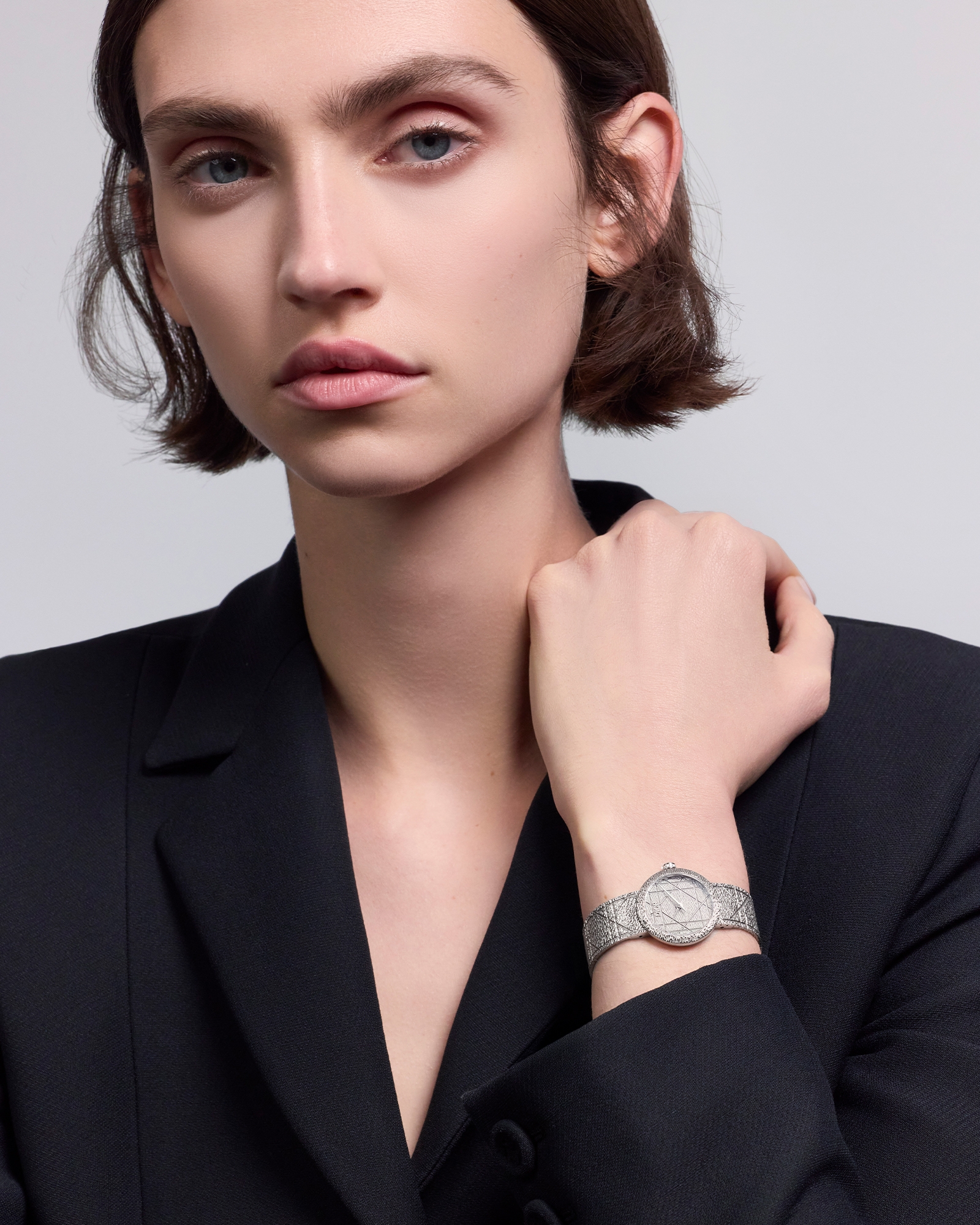 Look La D My Dior Ø 25 MM, Steel and Diamonds E01