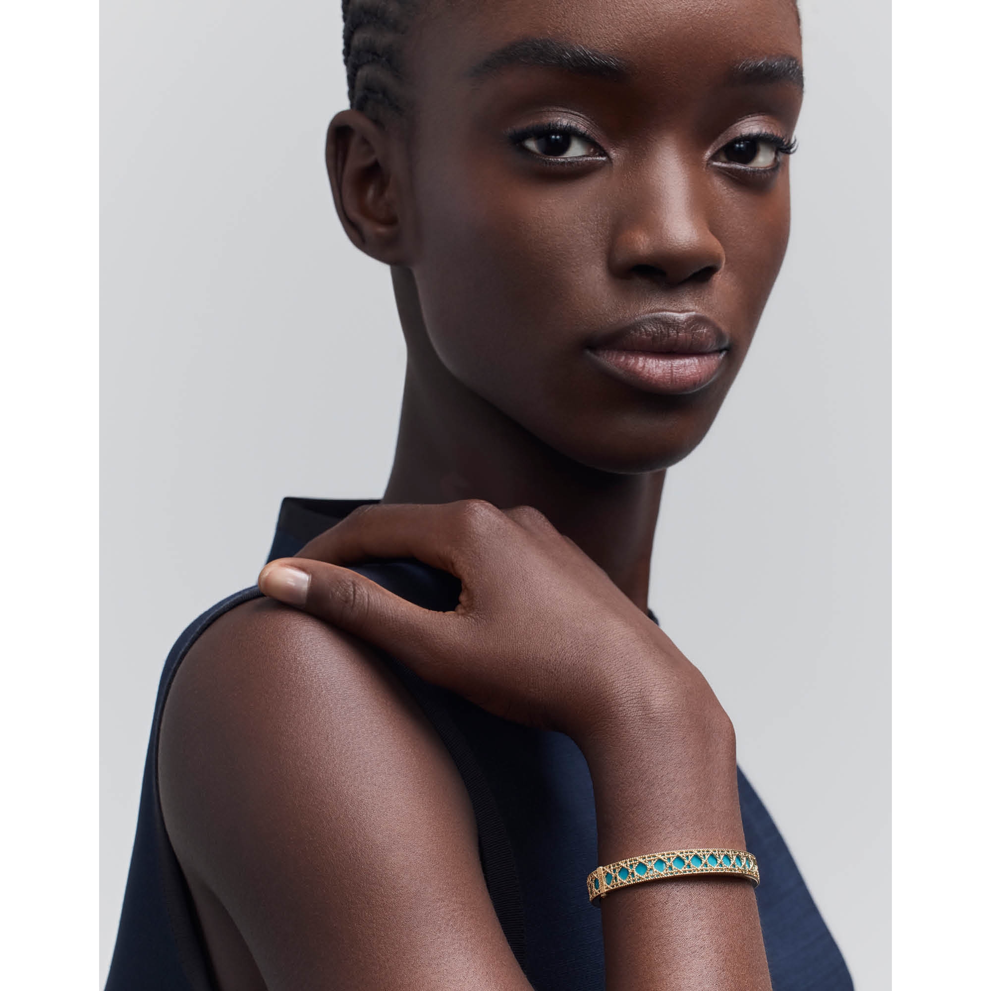 look_image_alt_prefix My Dior 팔찌 옐로우골드 & 화이트골드, 래커 E01