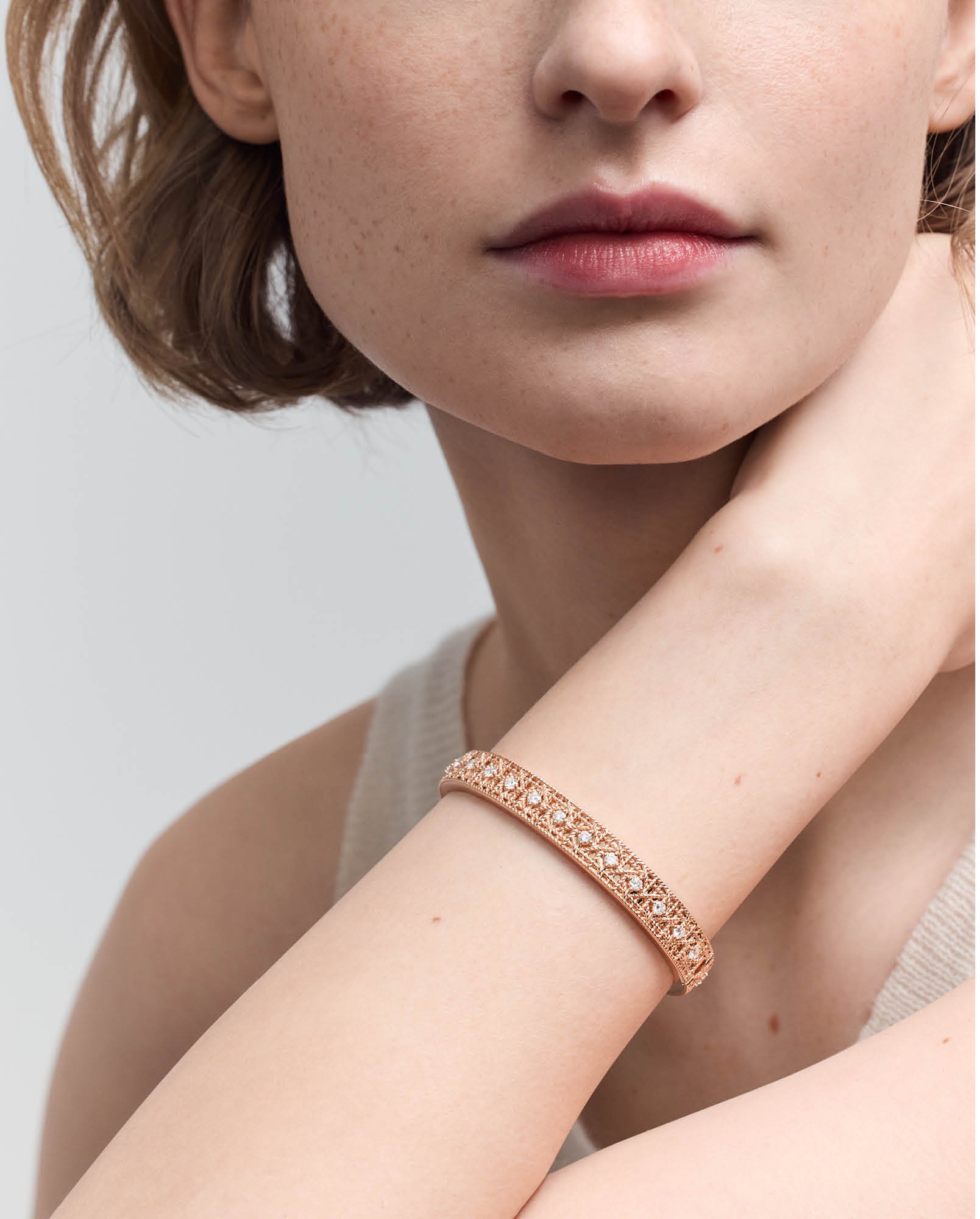 My Dior Bracelet Pink Gold White Gold and Diamonds DIOR