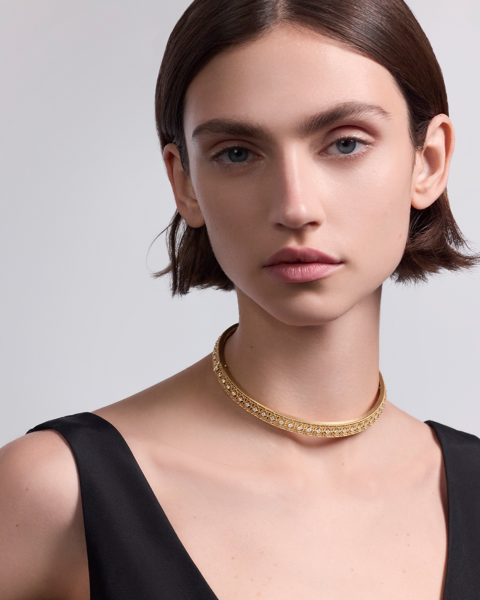 look_image_alt_prefix Collar My Dior Oro amarillo y blanco con diamantes E01