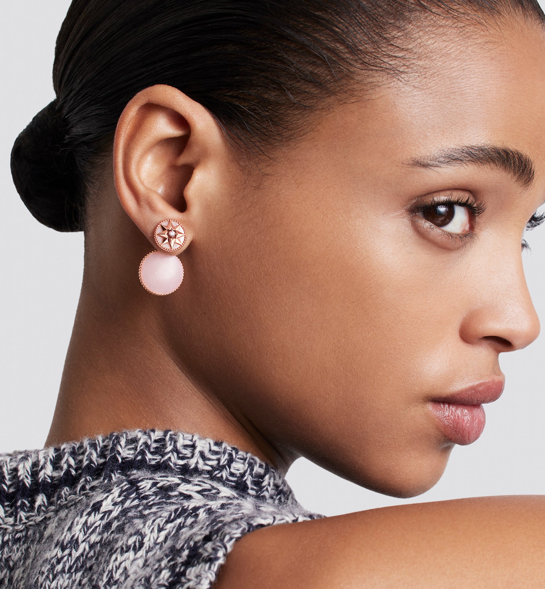 DIOR | Rose des Vents シングルピアス スモール ピンクゴールド DIOR | Rose des Vents シングルピアス スモール ピンクゴールド