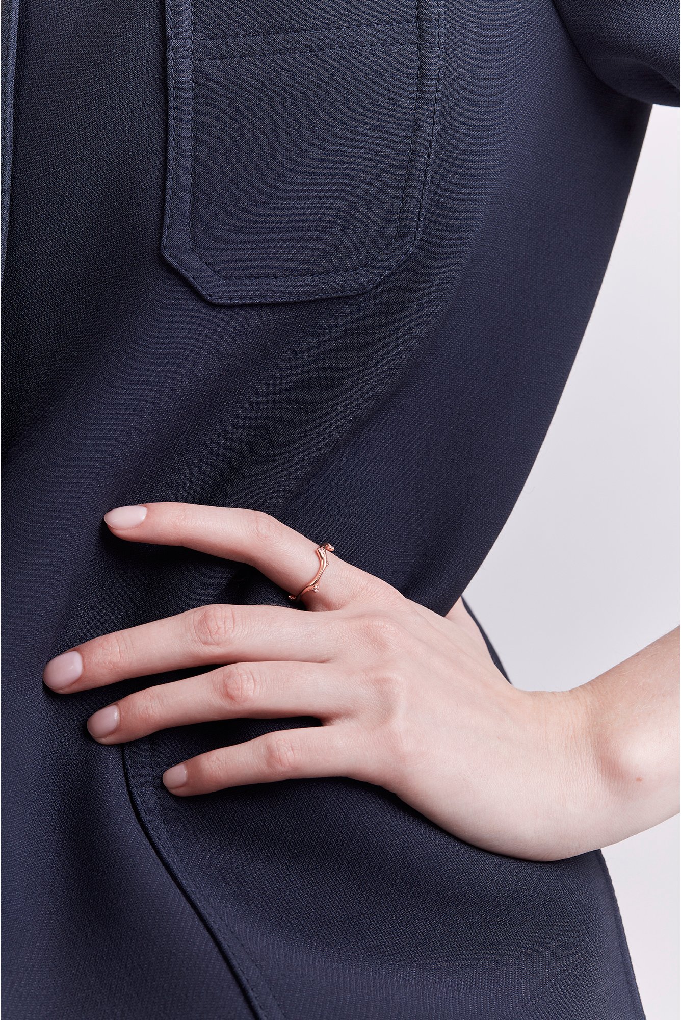 aria_look Bois de Rose Ring Front view