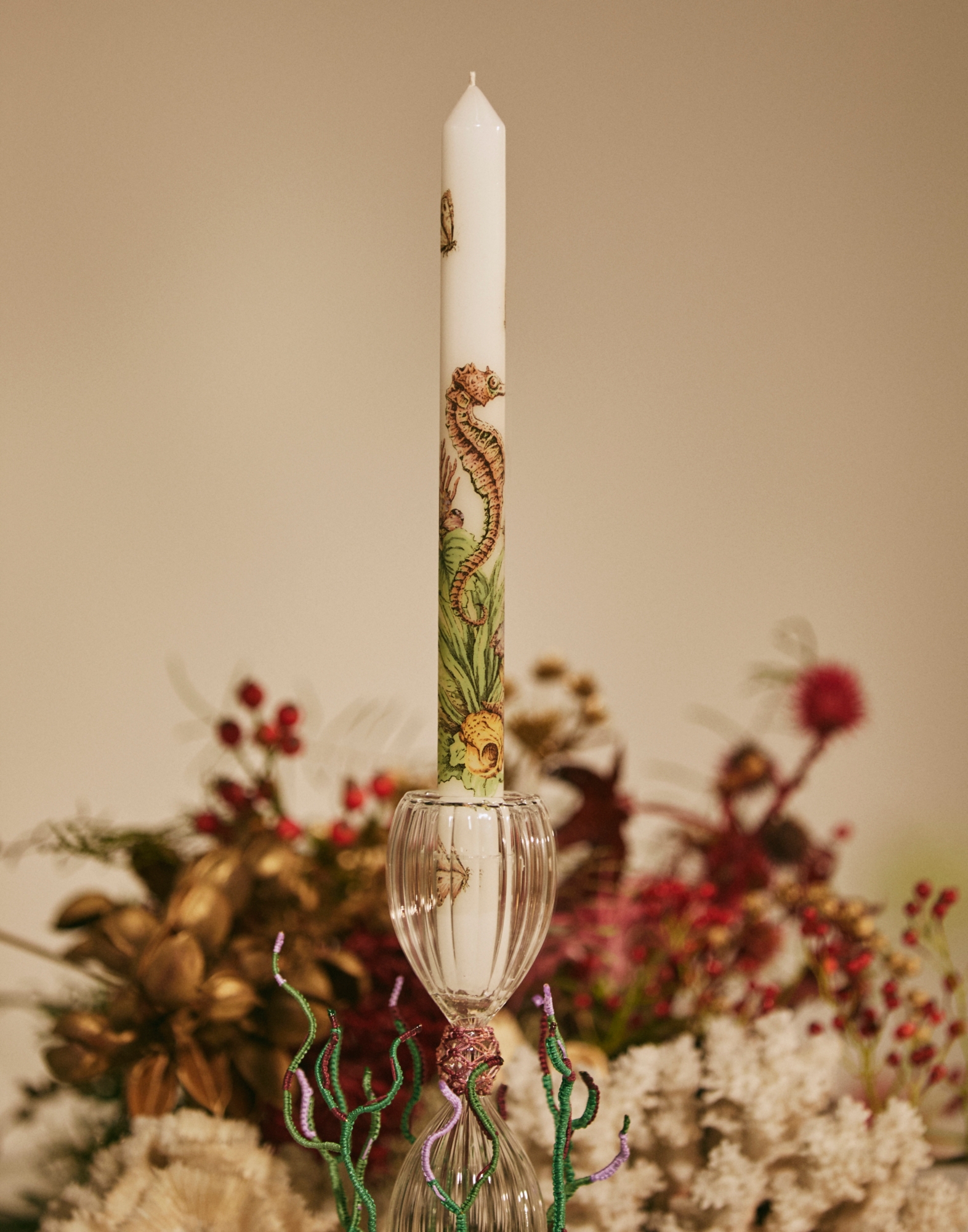 Set of Three Tapered Candles