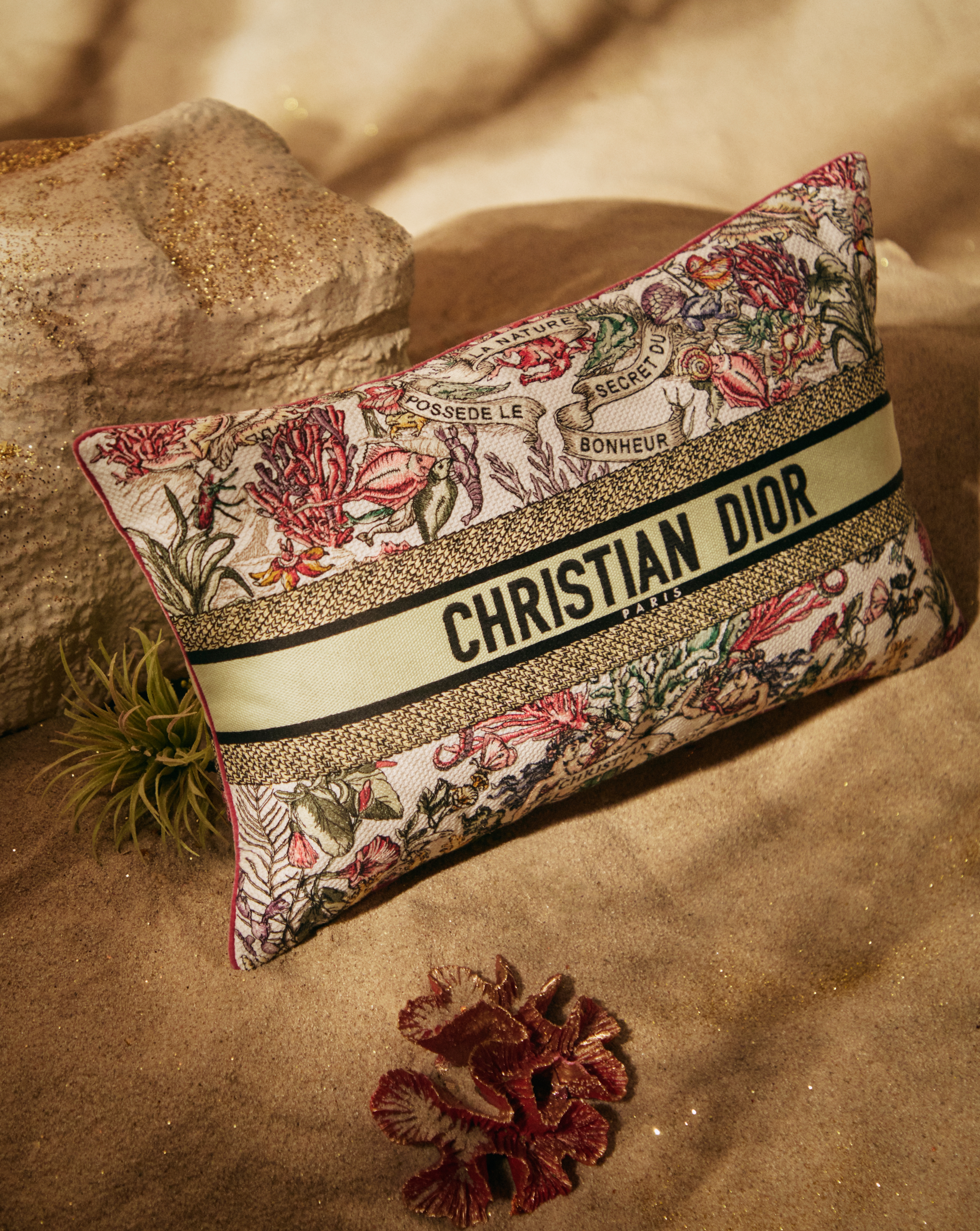 レクタンギュラー クッション Dior Cabinet de la Mer E13