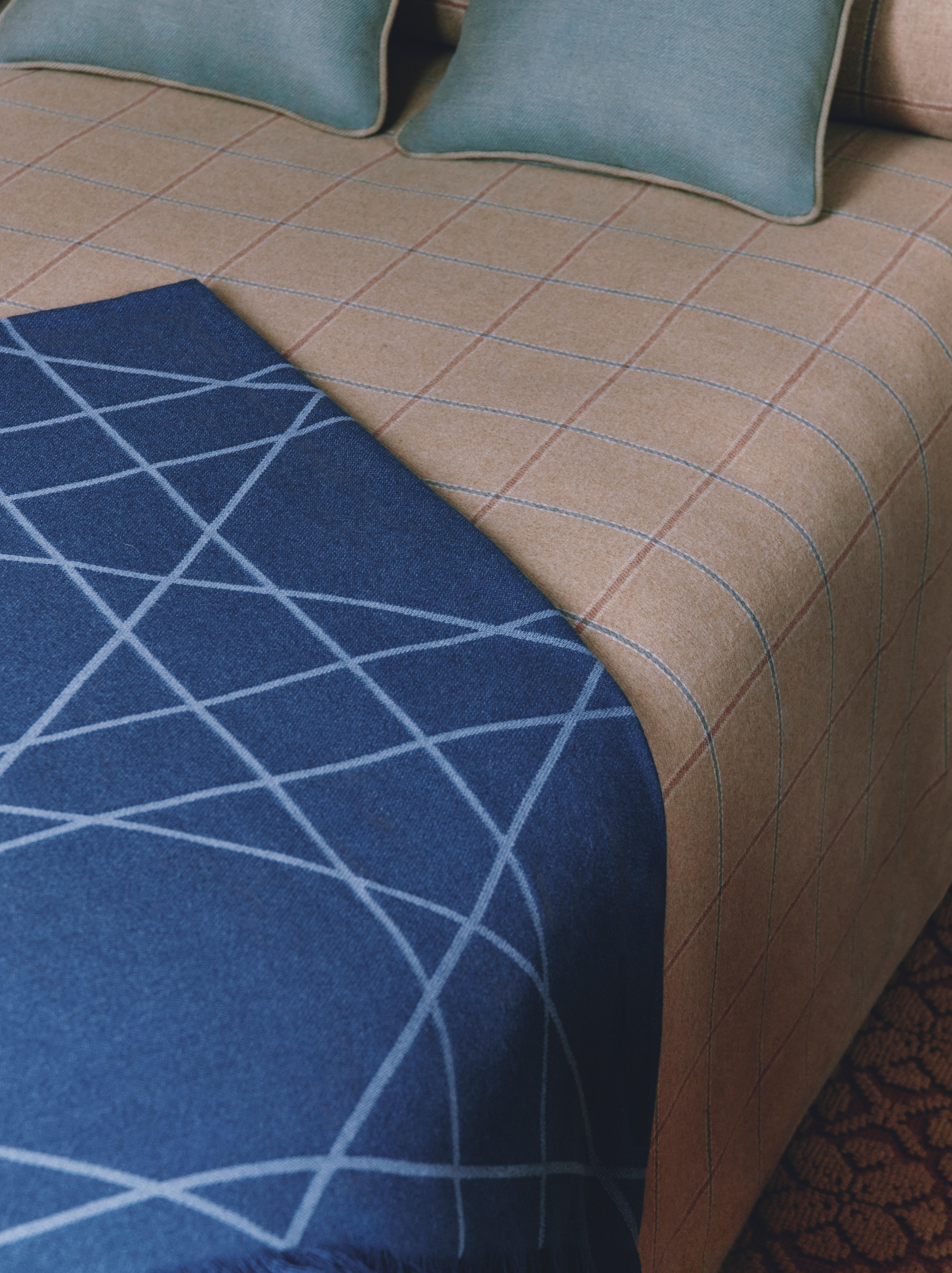 look_image_alt_prefix Decke Cannage in Blau E01