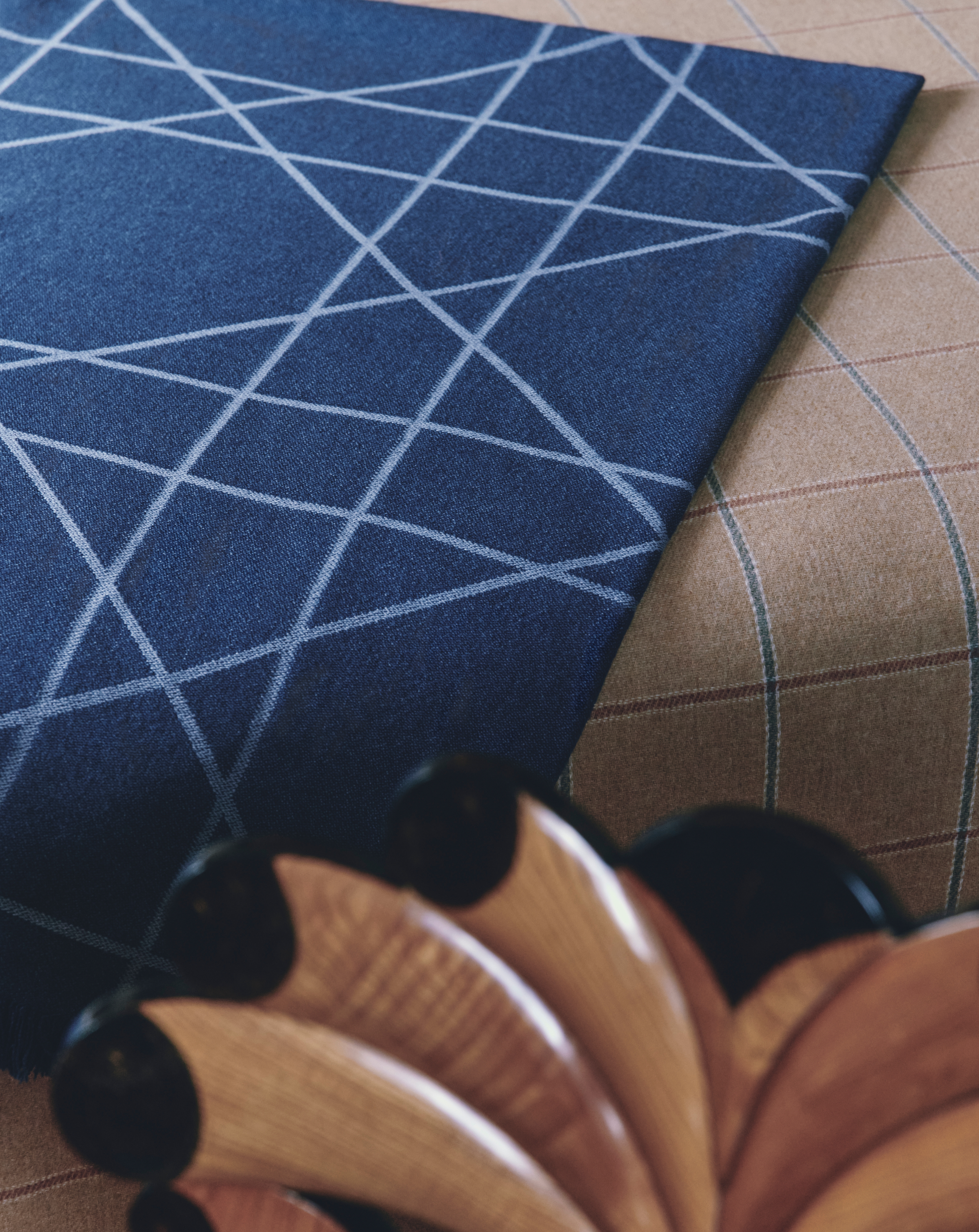 look_image_alt_prefix Decke Cannage in Blau E02