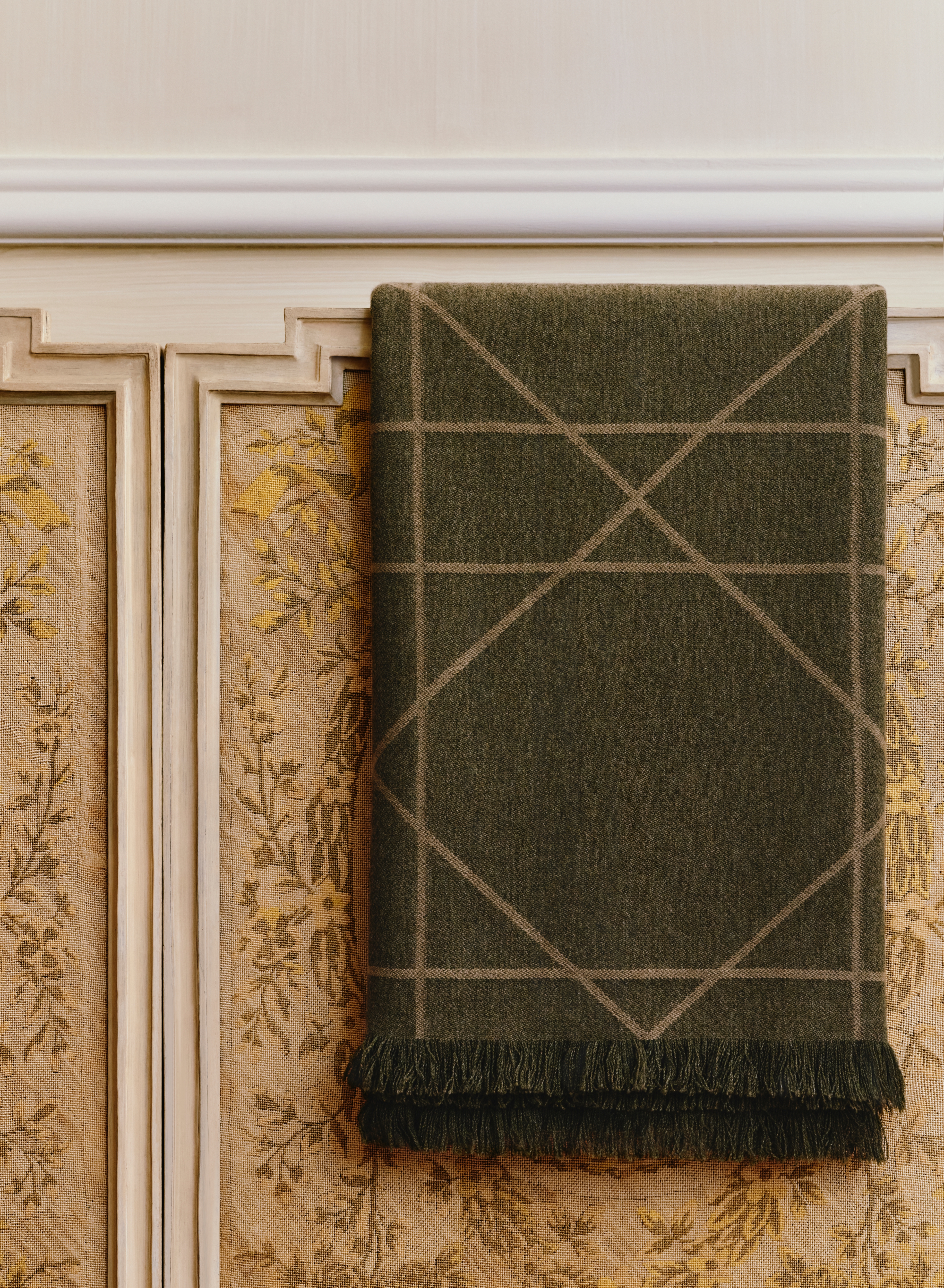 Look Blanket Green Cannage E11