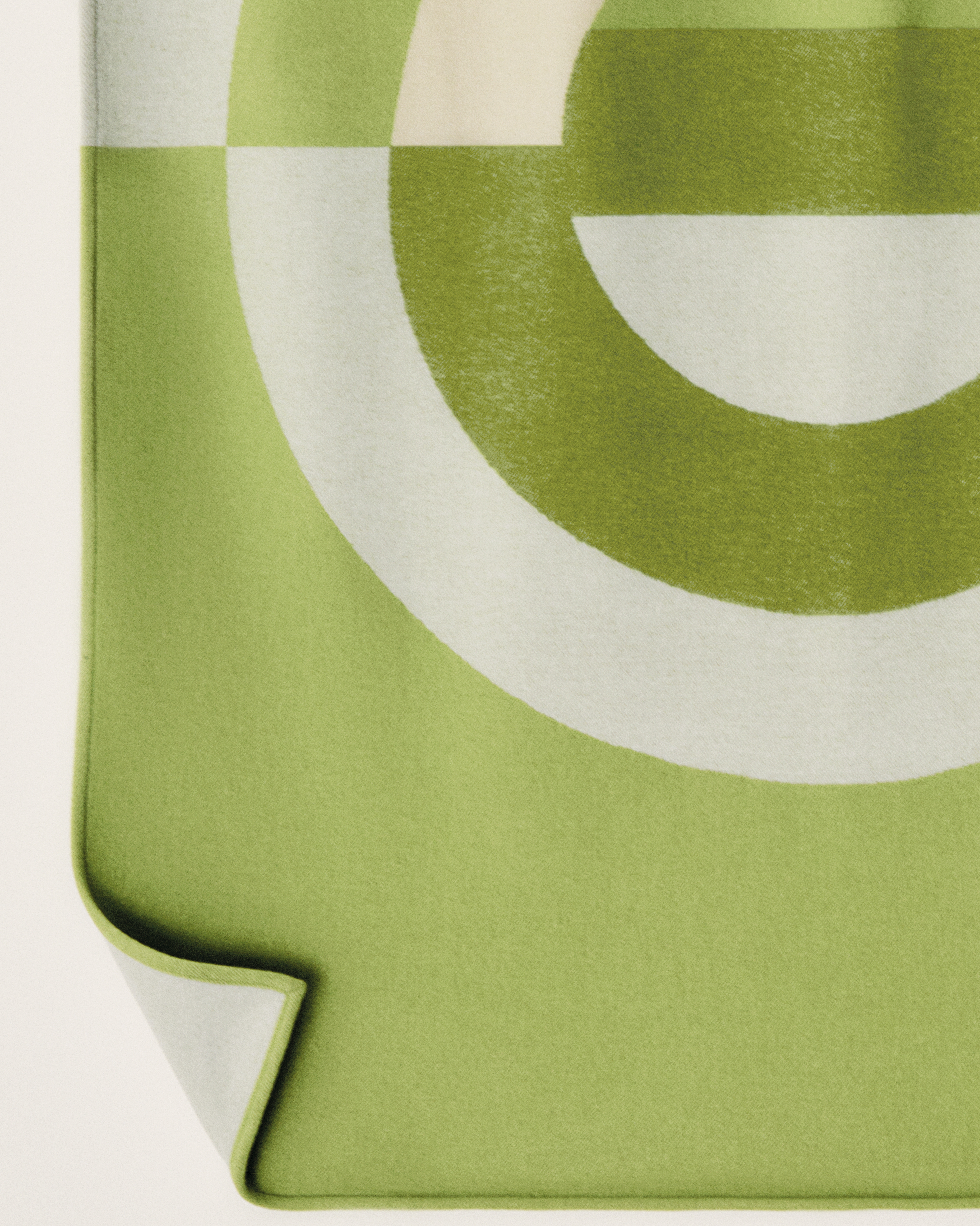 블랭킷 그린 CD Entrelacés 울 캐시미어 E08