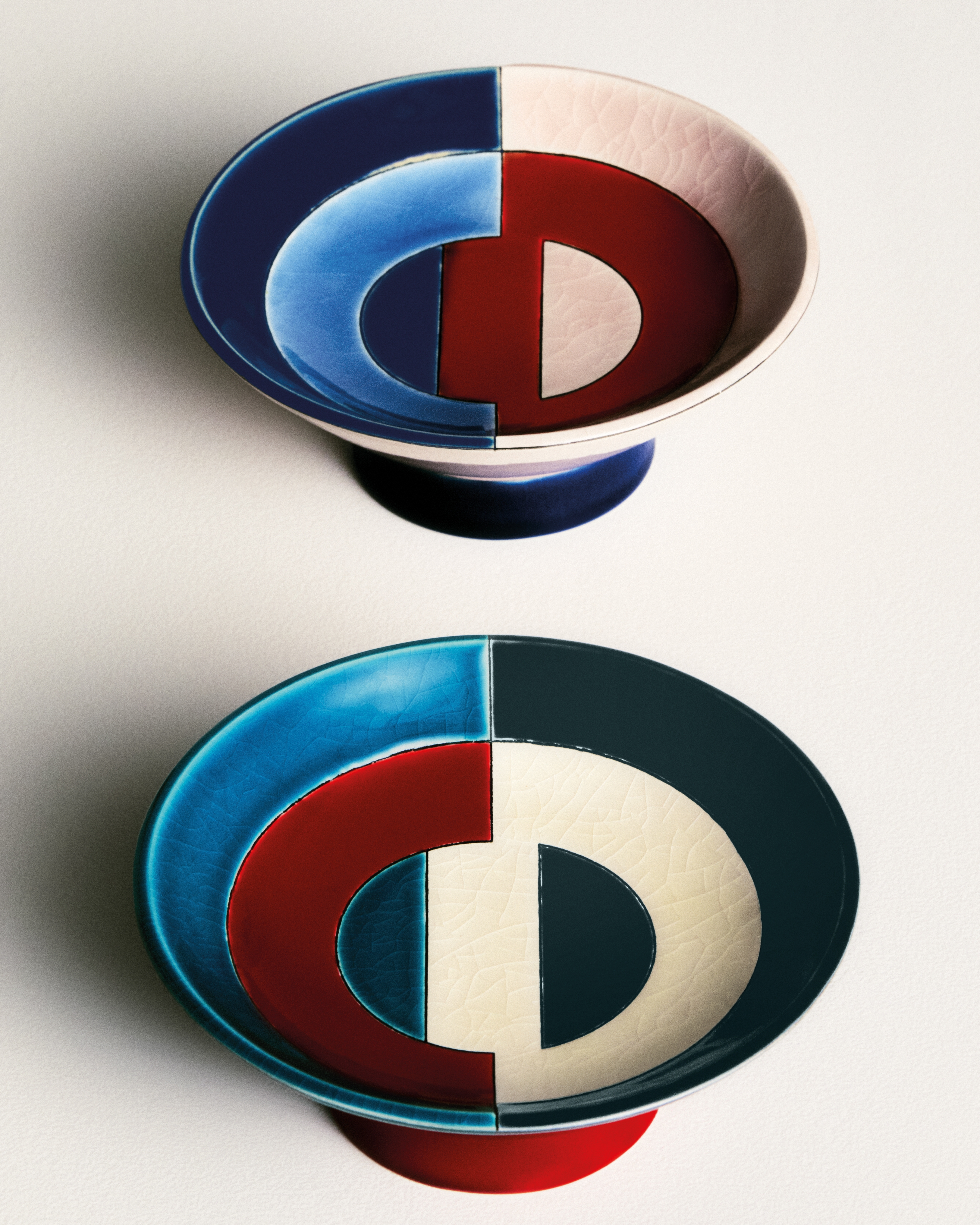 小物入れ Manufacture des Émaux de Longwy for Dior — CD Entrelacés E16