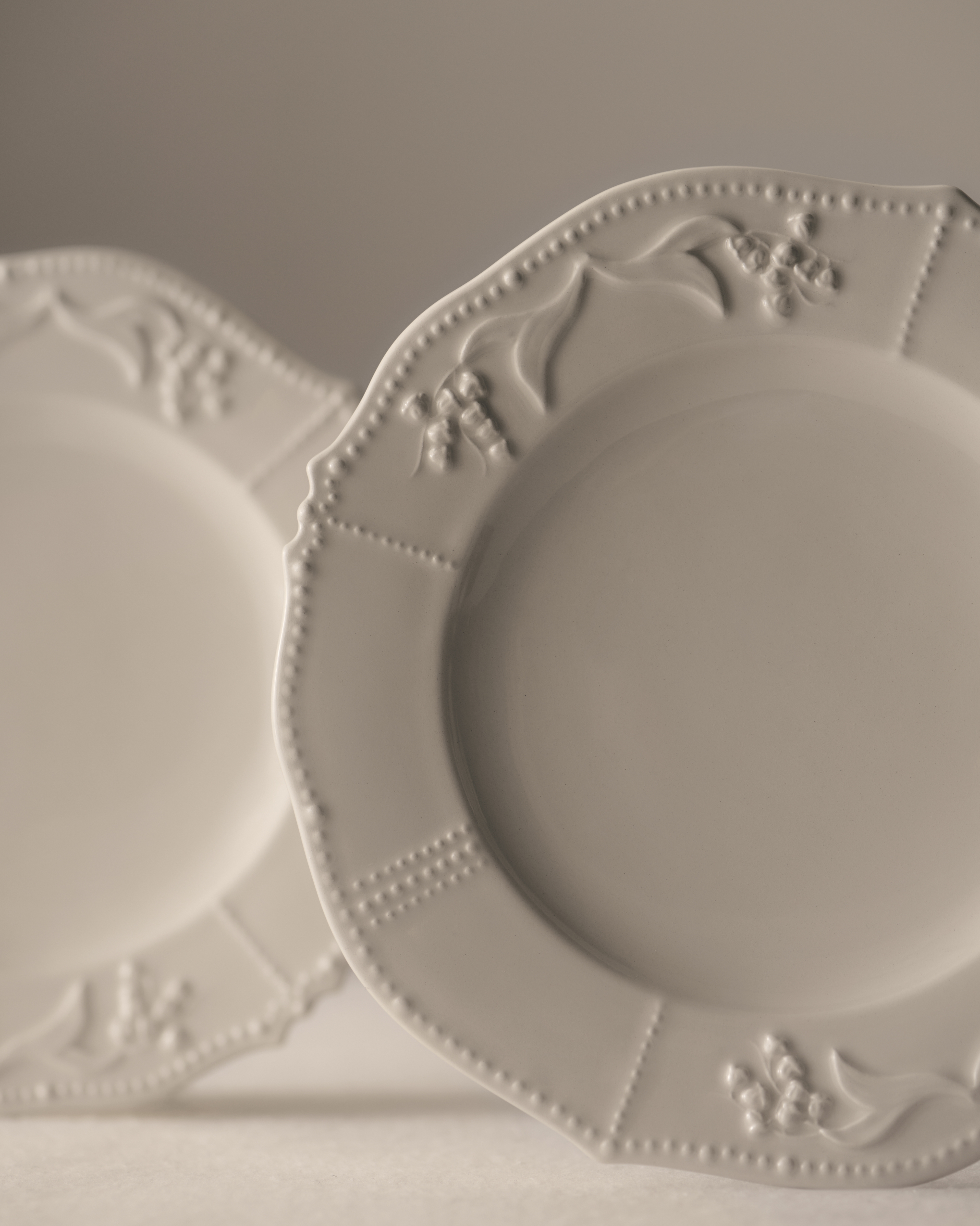 look_image_alt_prefix Dessertbord Ivoorkleurig Lily Dior-motief E02