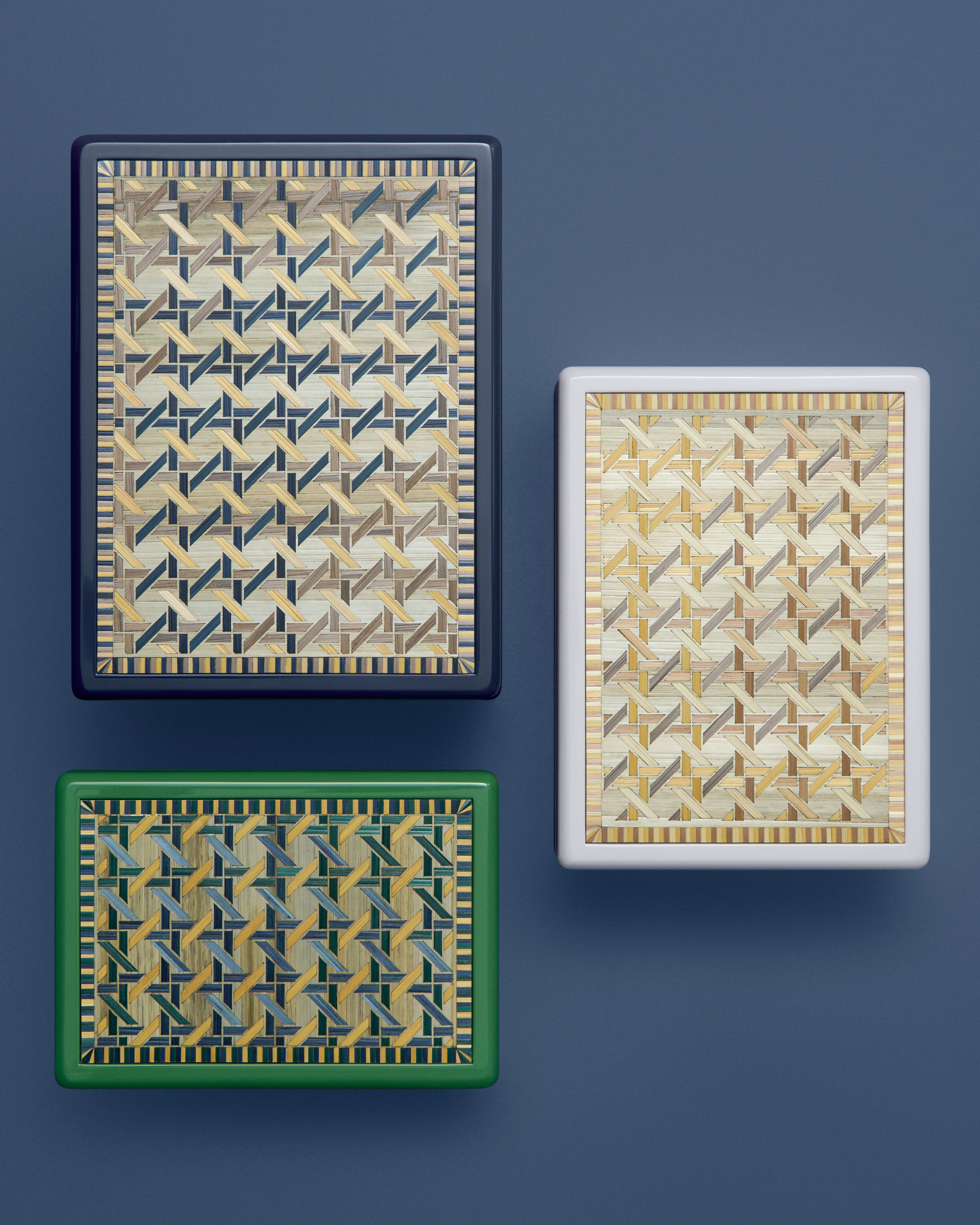 スモール ジュエリーボックス カナージュ タータン E03