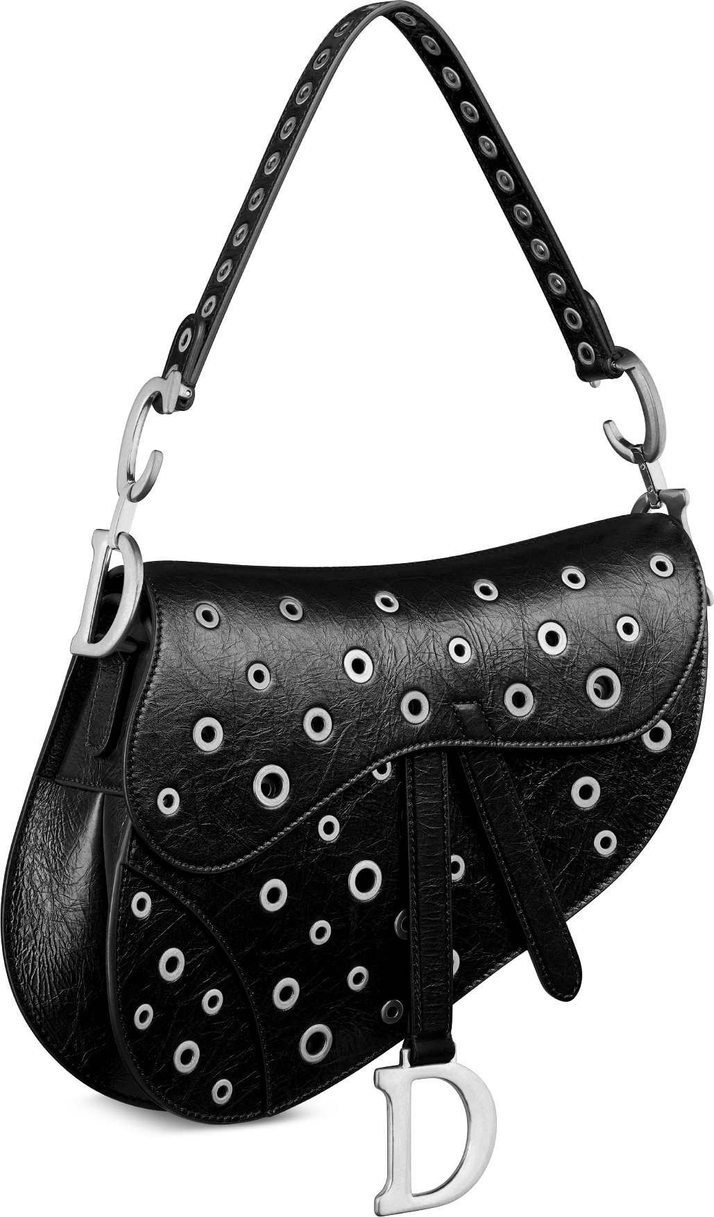 Saddle Bag with Strap Three quarter closed view