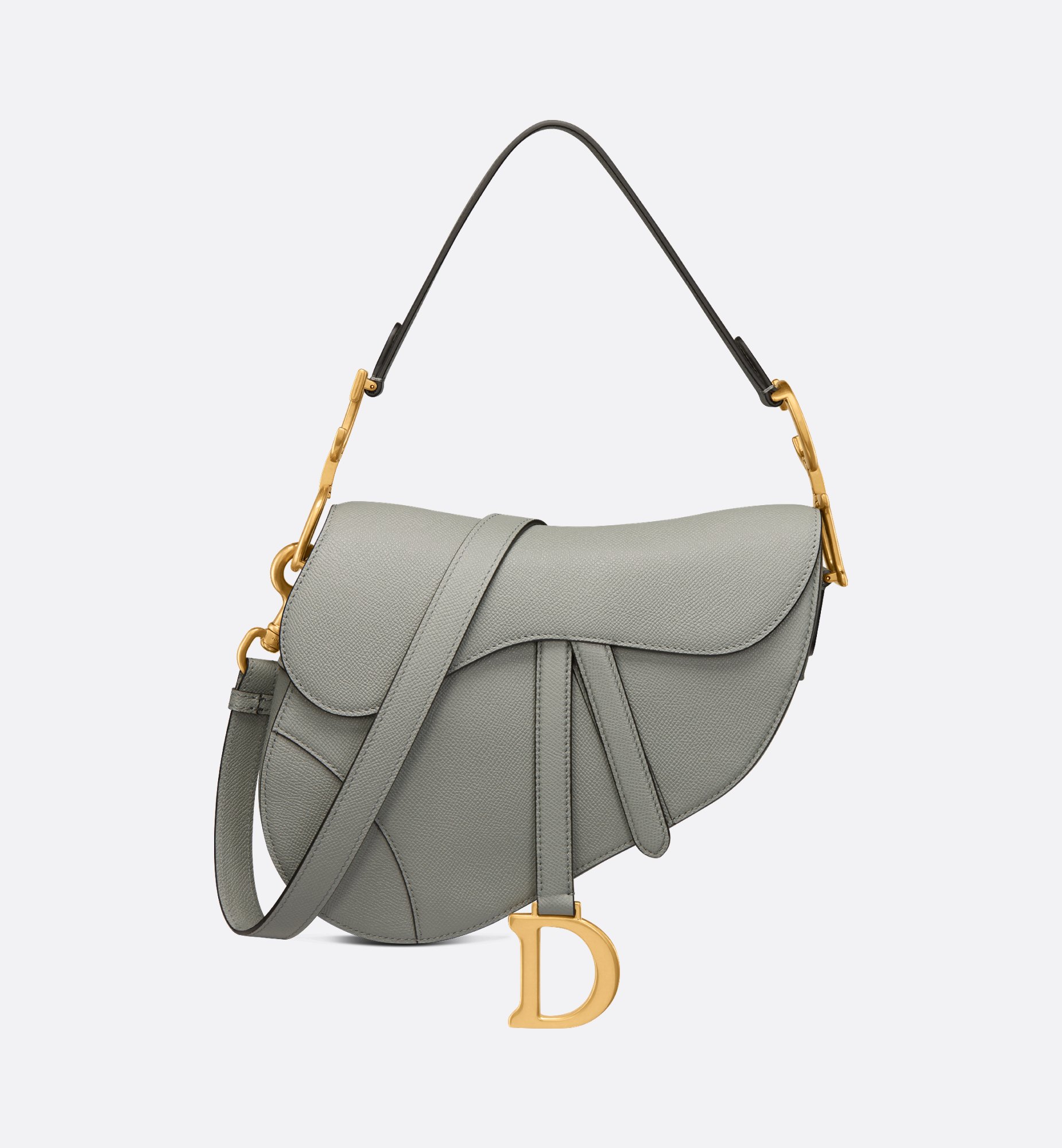 Saddle Bag with Strap Cherry Red Grained Calfskin | DIOR Saddle Bag with Strap Cherry Red Grained Calfskin | DIOR
