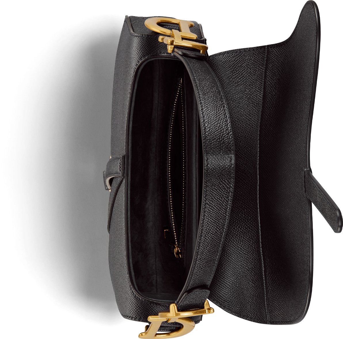Saddle Bag with Strap Top shot view