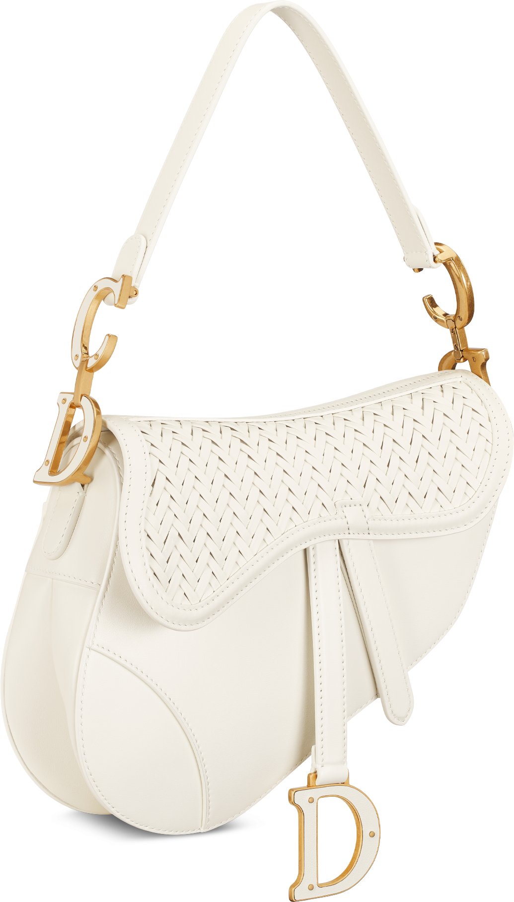 Saddle Bag with Strap Three quarter closed view