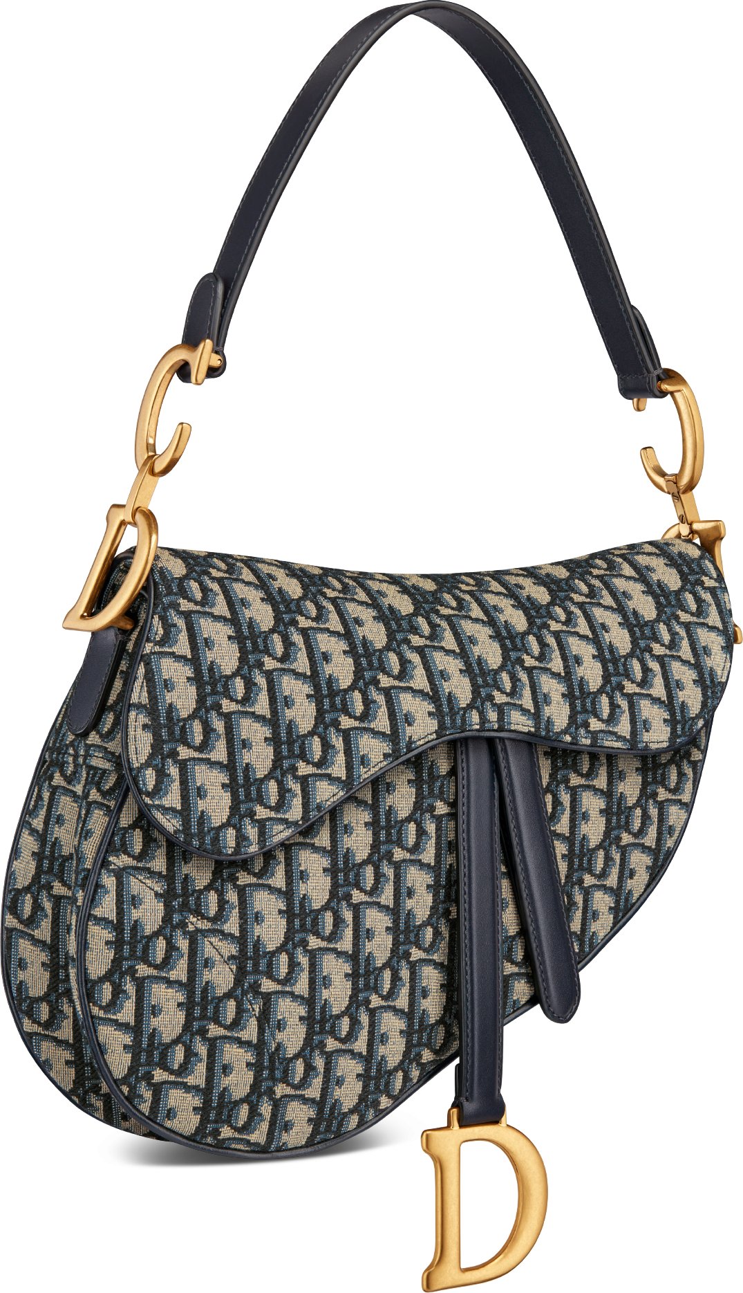 Saddle Bag with Strap Three quarter closed view