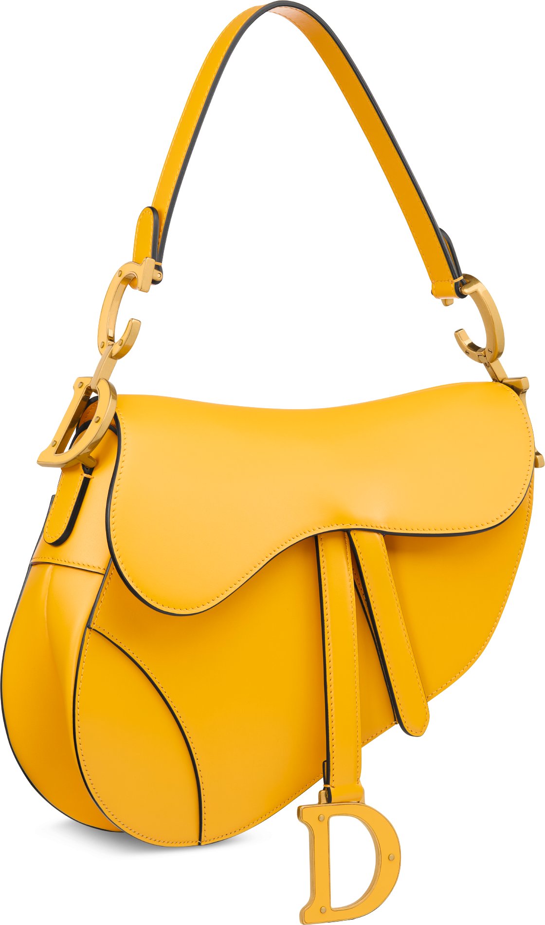 Saddle Bag with Strap Three quarter closed view