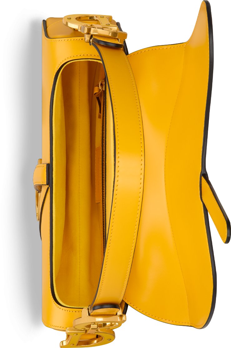 Saddle Bag with Strap Top shot view