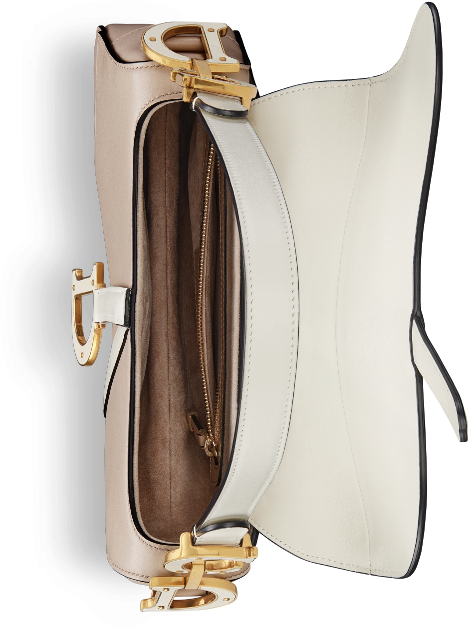 Beige fashion dior saddle bag