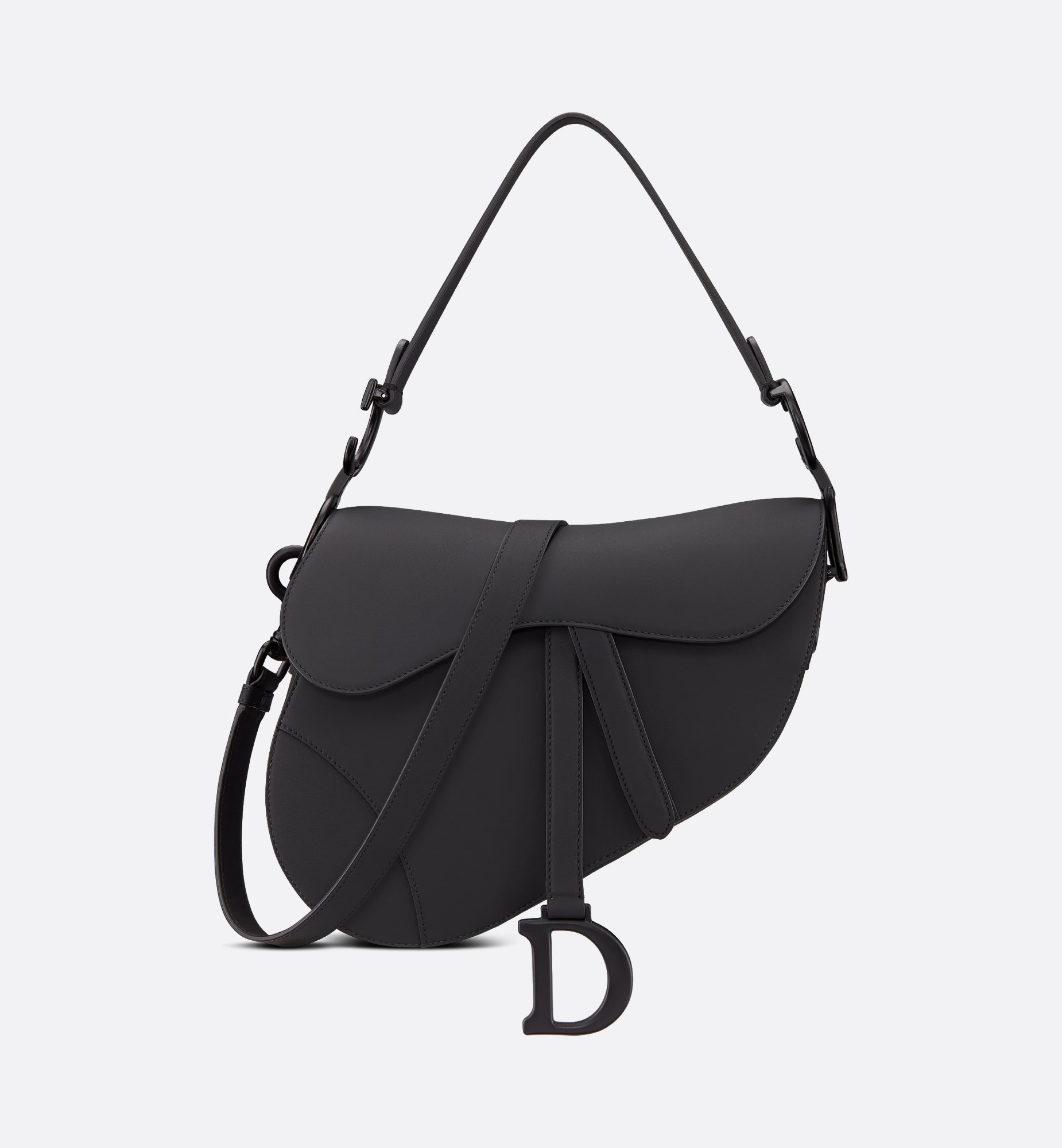 Saddle Bag with Strap Cherry Red Grained Calfskin | DIOR Saddle Bag with Strap Cherry Red Grained Calfskin | DIOR