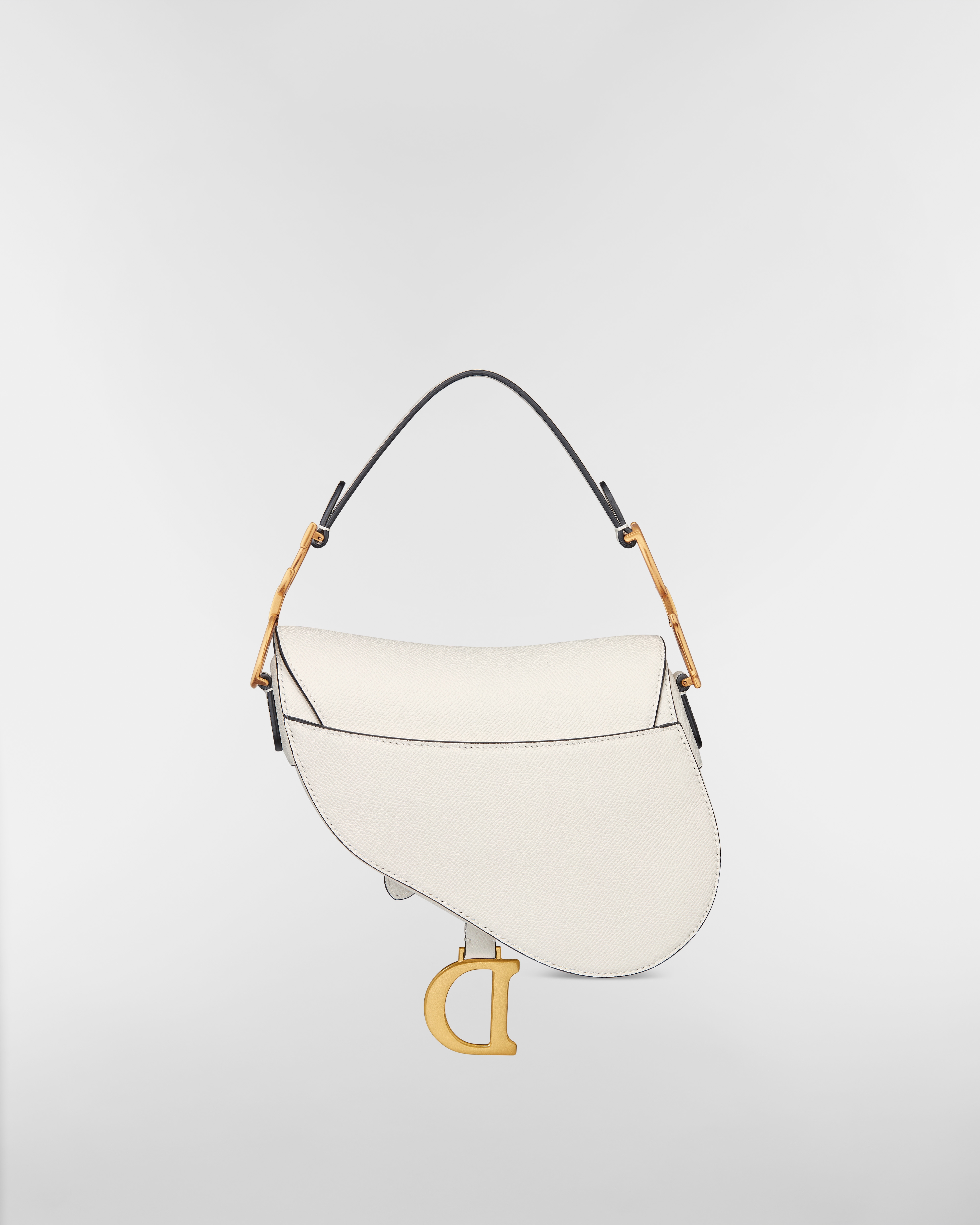 새들 스트랩 백 미니 라떼 그레인 카프스킨 E08