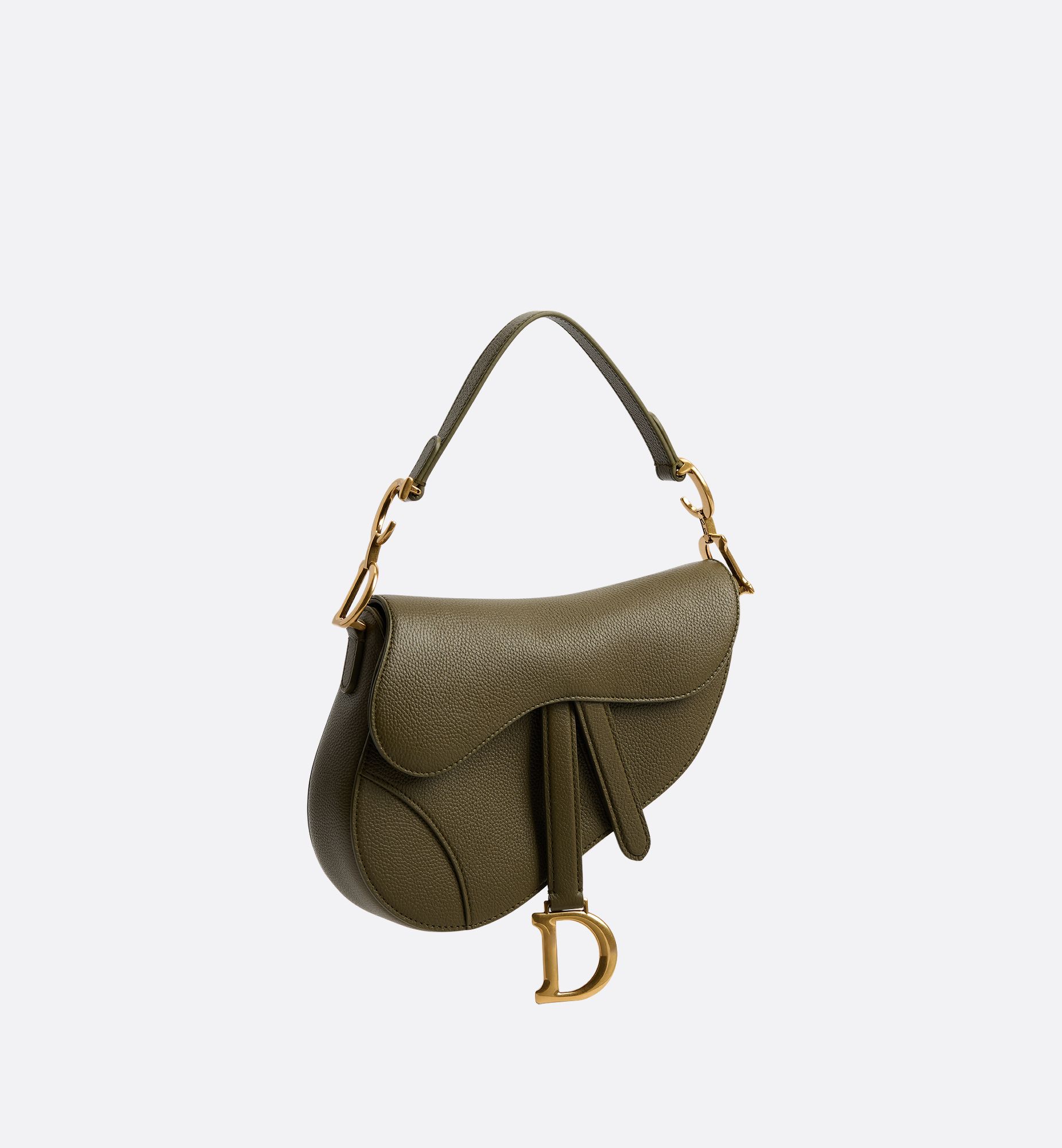 Khaki Grained Calfskin