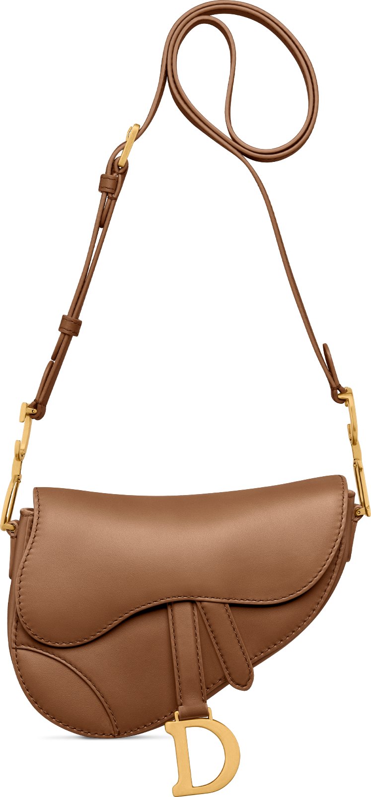 Mini Soft Saddle Bag with Strap Front view Front view