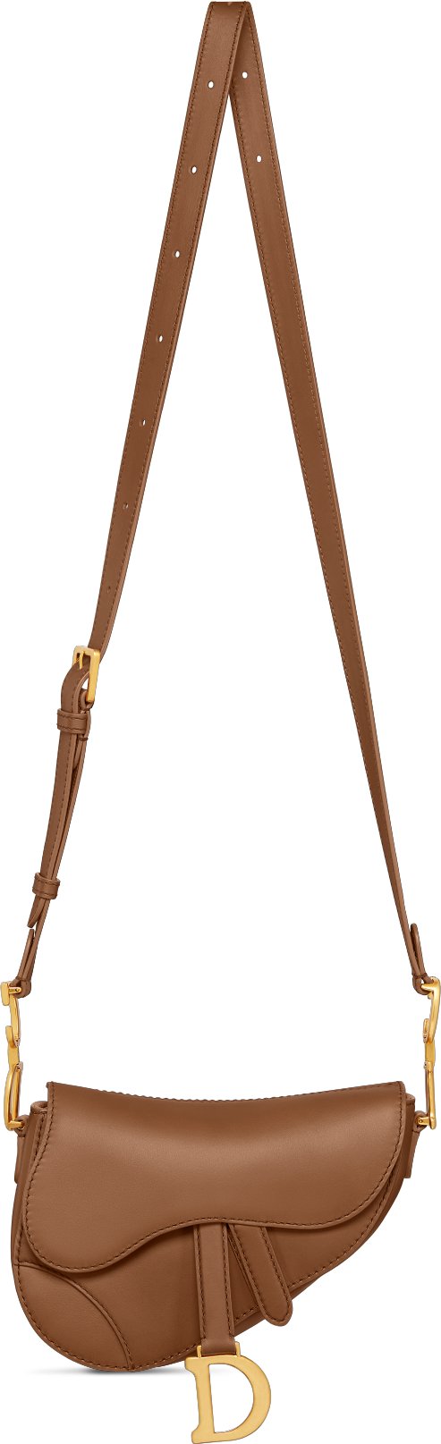 Mini Soft Saddle Bag with Strap Unfolded view