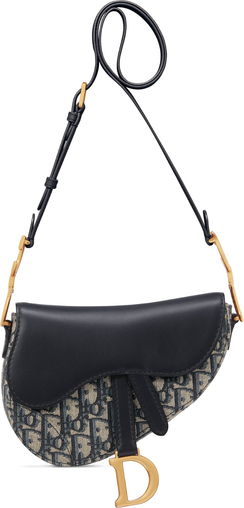 Mini Soft Saddle Bag with Strap Front view