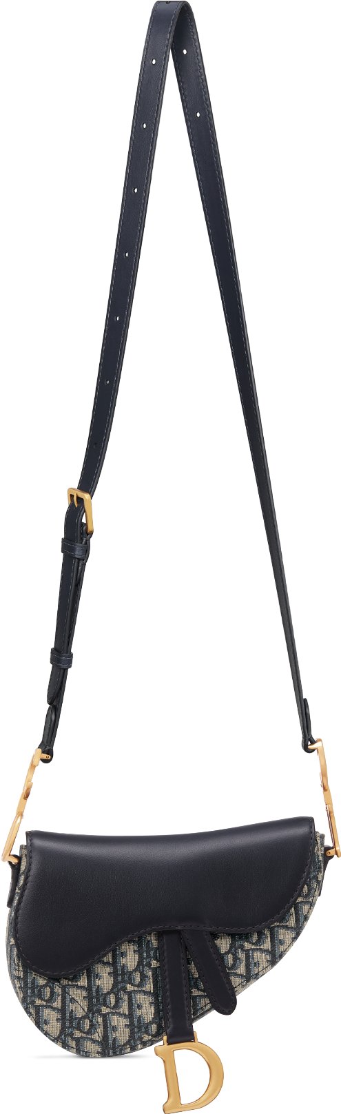 Mini Soft Saddle Bag with Strap Unfolded view
