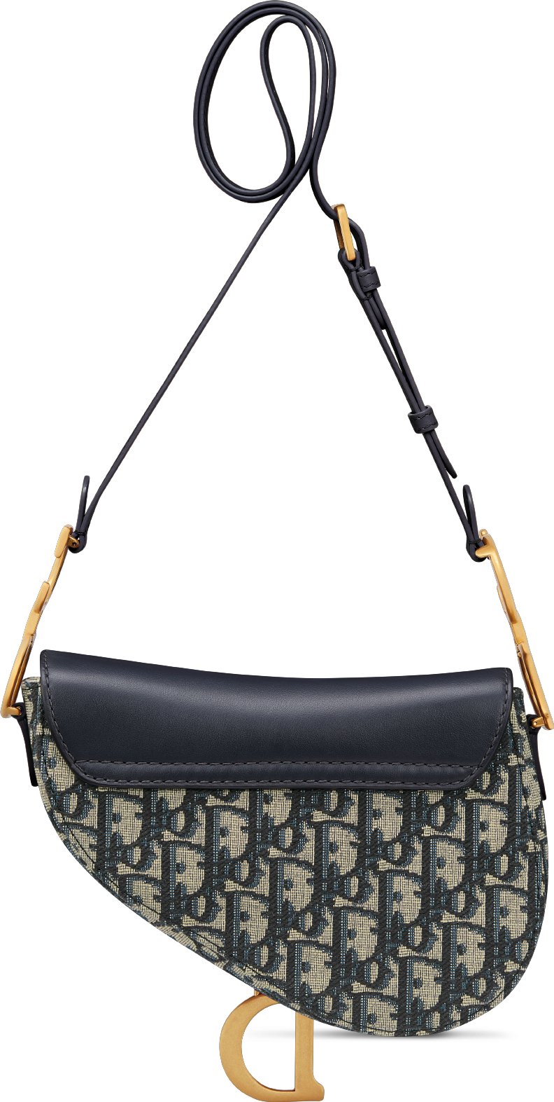 Mini Soft Saddle Bag with Strap Back view