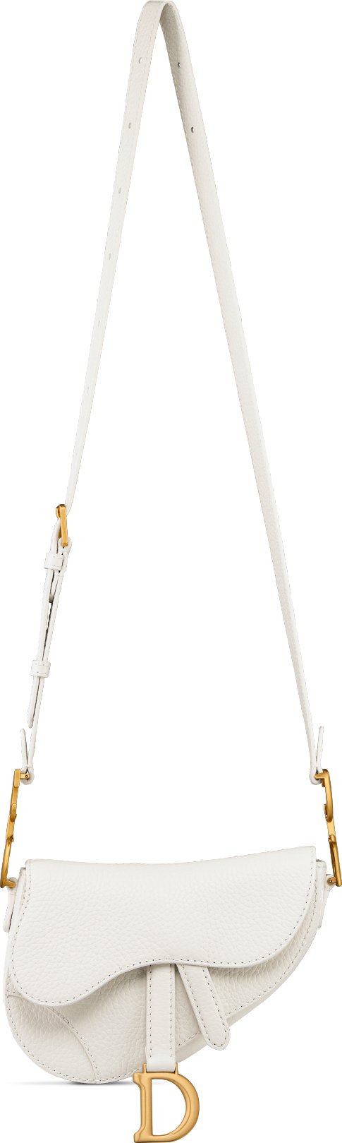 Mini Soft Saddle Bag with Strap Unfolded view